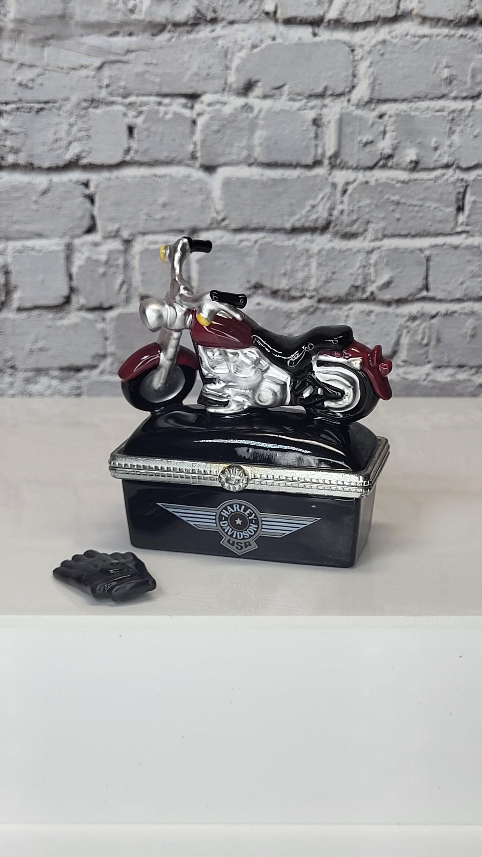 Vintage Harley-Davidson Porcelain Trinket Box Set, Midwest of Cannon Falls view 6