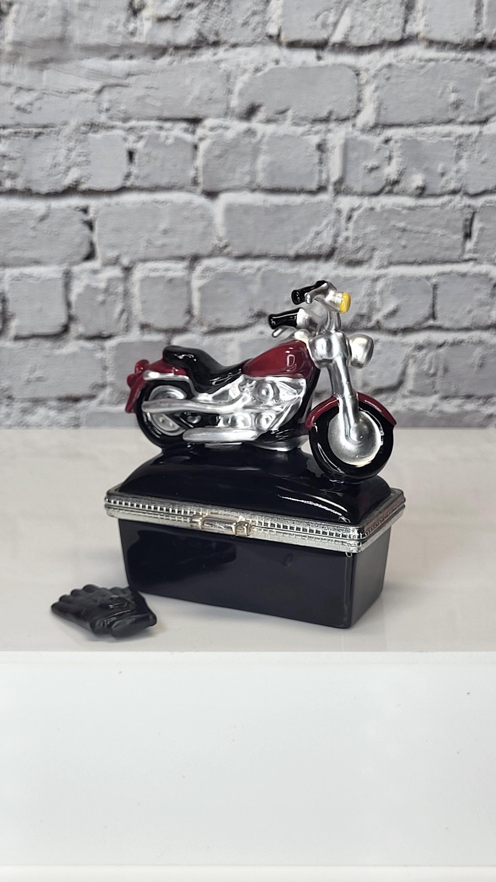 Vintage Harley-Davidson Porcelain Trinket Box Set, Midwest of Cannon Falls view 7