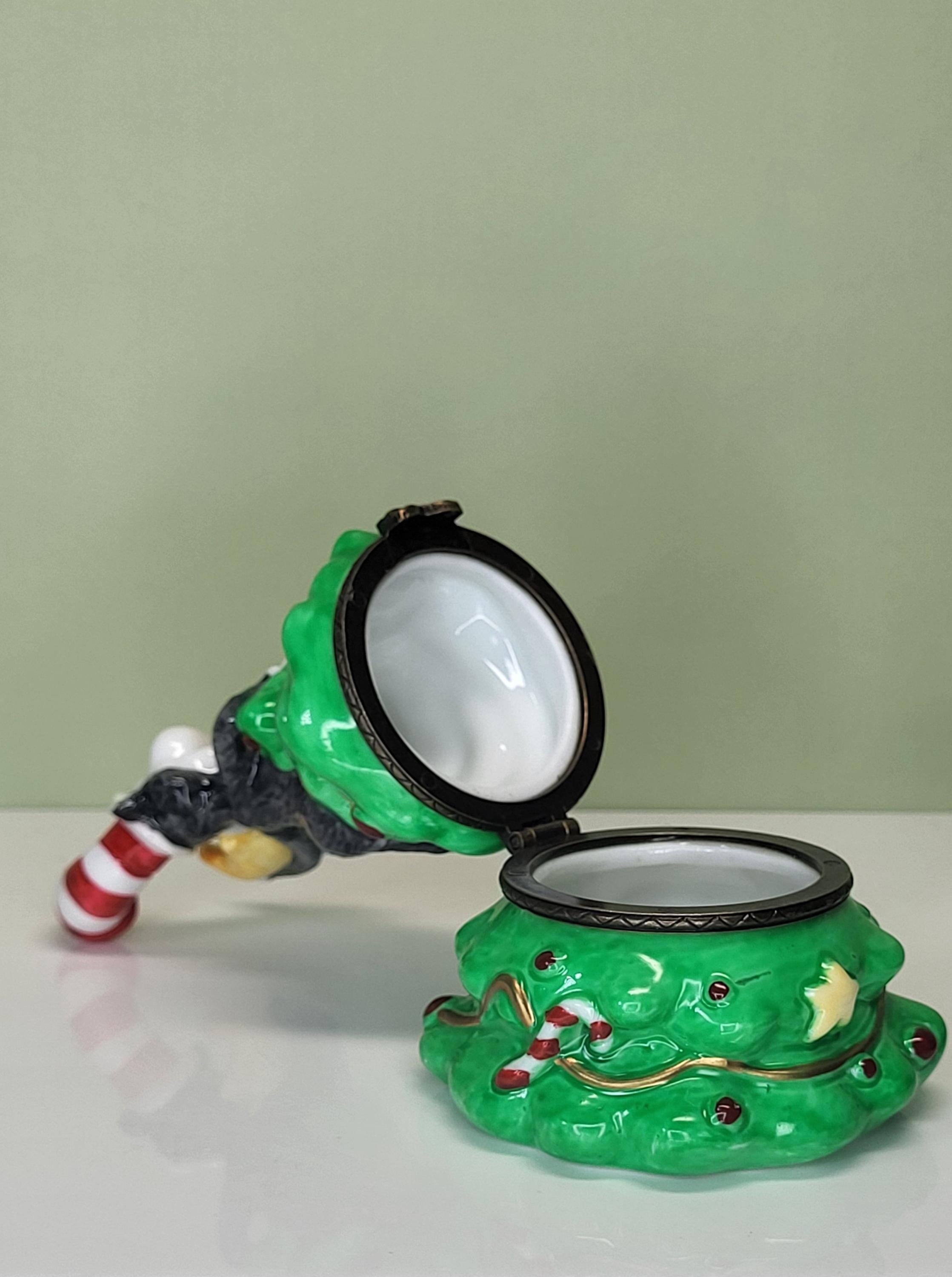 Vintage 1997 Dr. Seuss Cat in the Hat & Whozit Porcelain Hinged Trinket Box, Midwest of Cannon Falls Collectible view 7