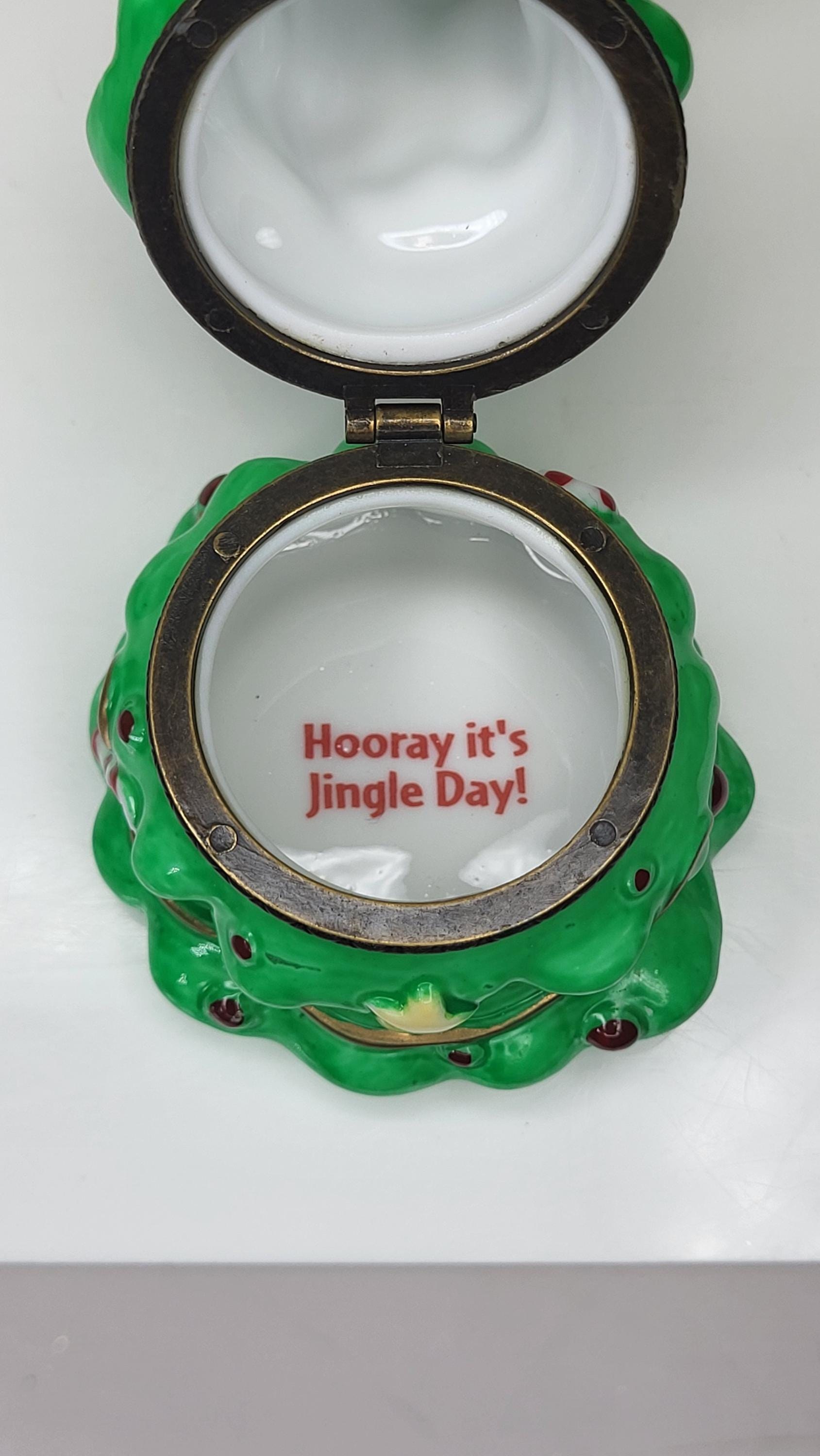 Vintage 1997 Dr. Seuss Cat in the Hat & Whozit Porcelain Hinged Trinket Box, Midwest of Cannon Falls Collectible view 8