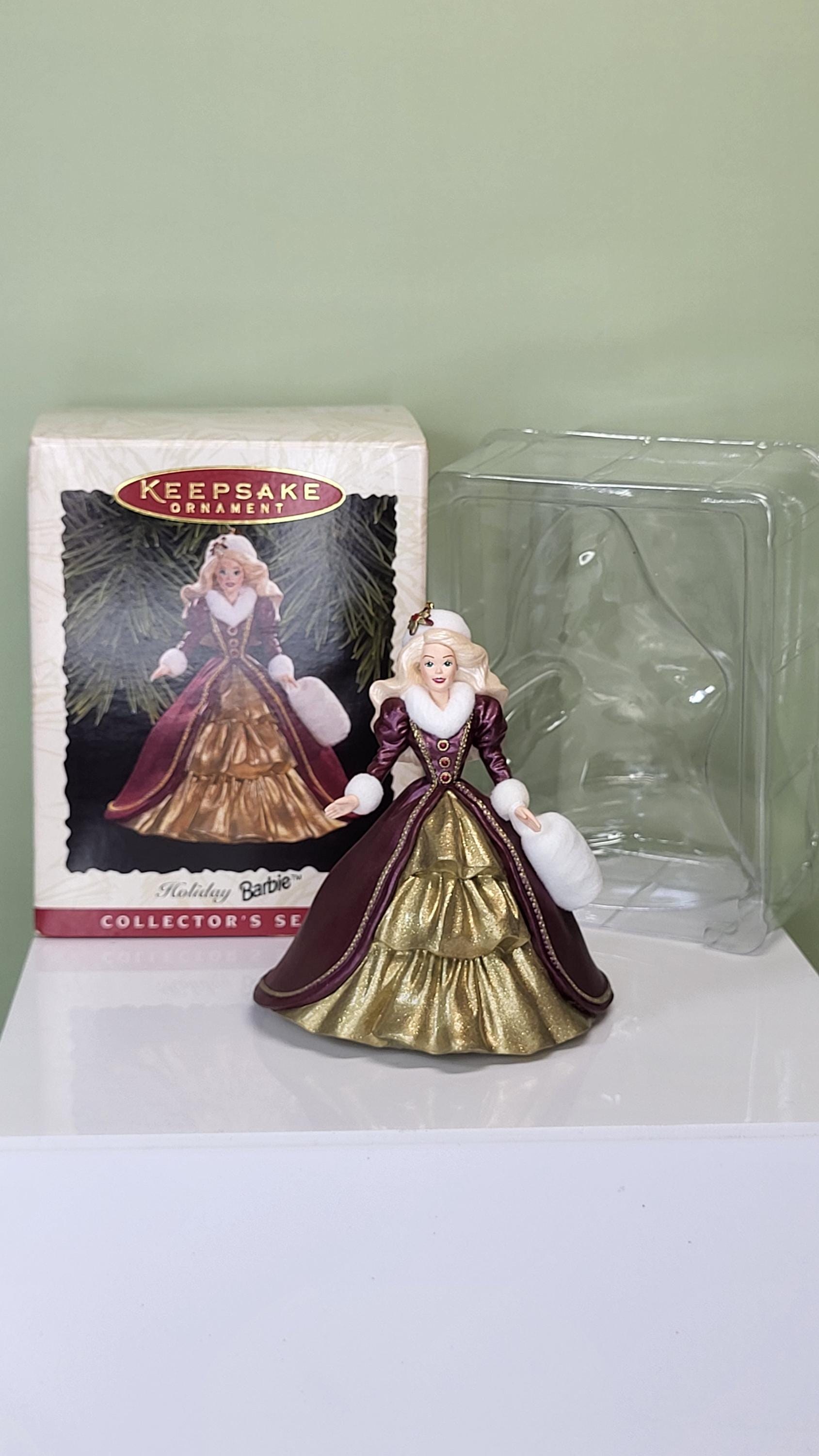 1996 Hallmark Keepsake Ornament Holiday Barbie NIB (New in Box) 4th in Series view 3