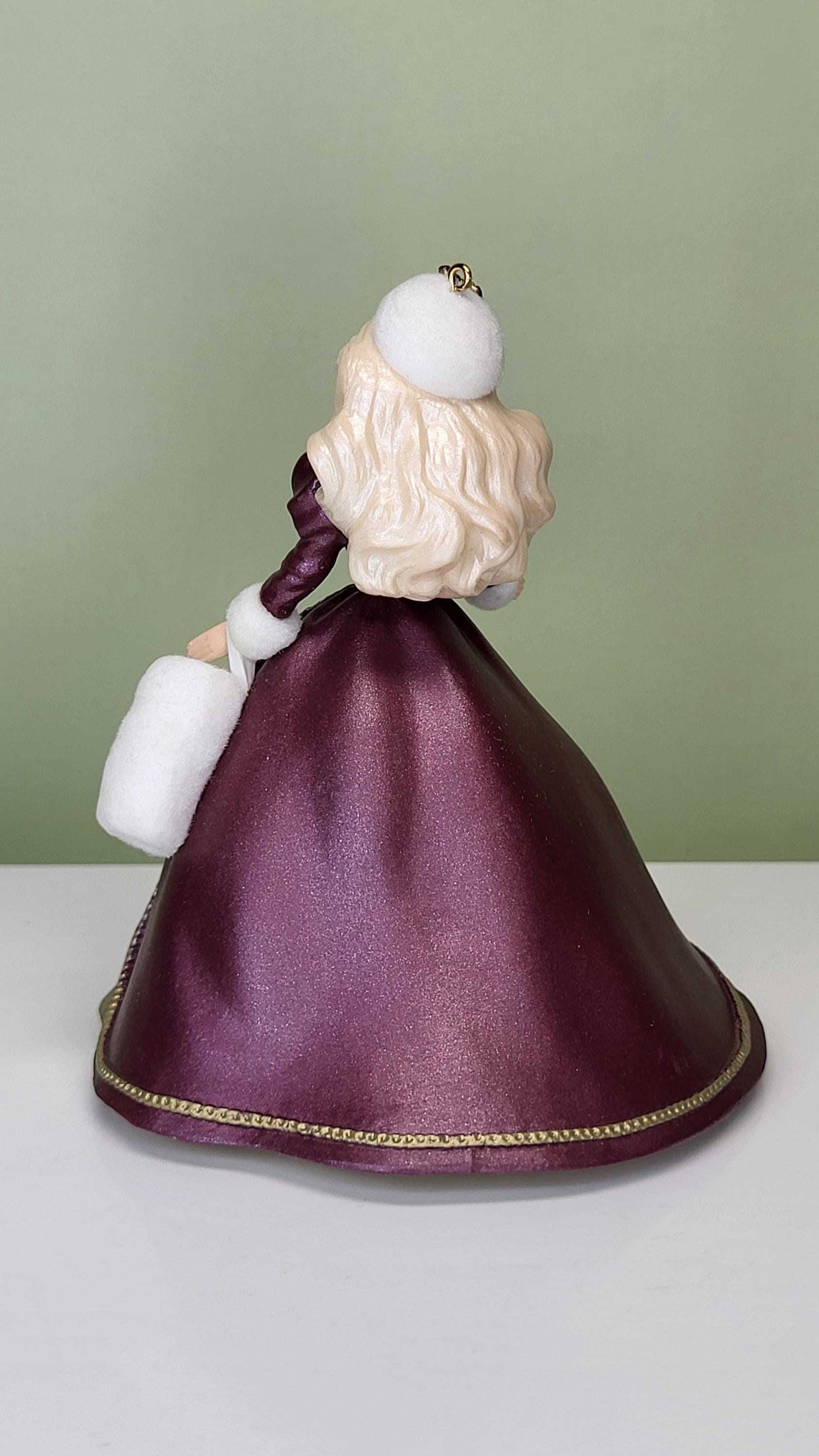 1996 Hallmark Keepsake Ornament Holiday Barbie NIB (New in Box) 4th in Series view 6