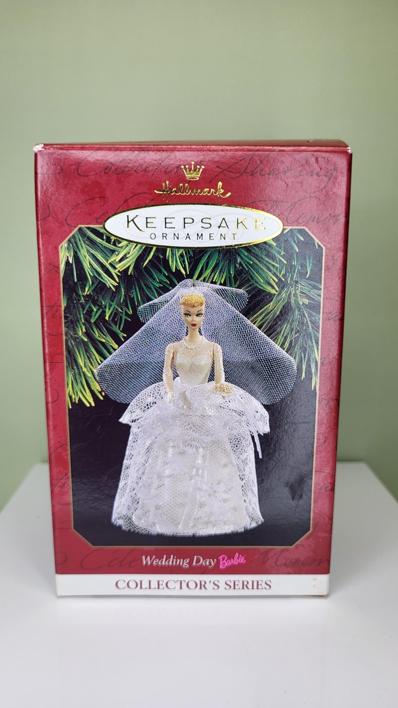 Vintage 1997 Hallmark Keepsake "Wedding Day Barbie" Ornament NIB 4th in Series view 2