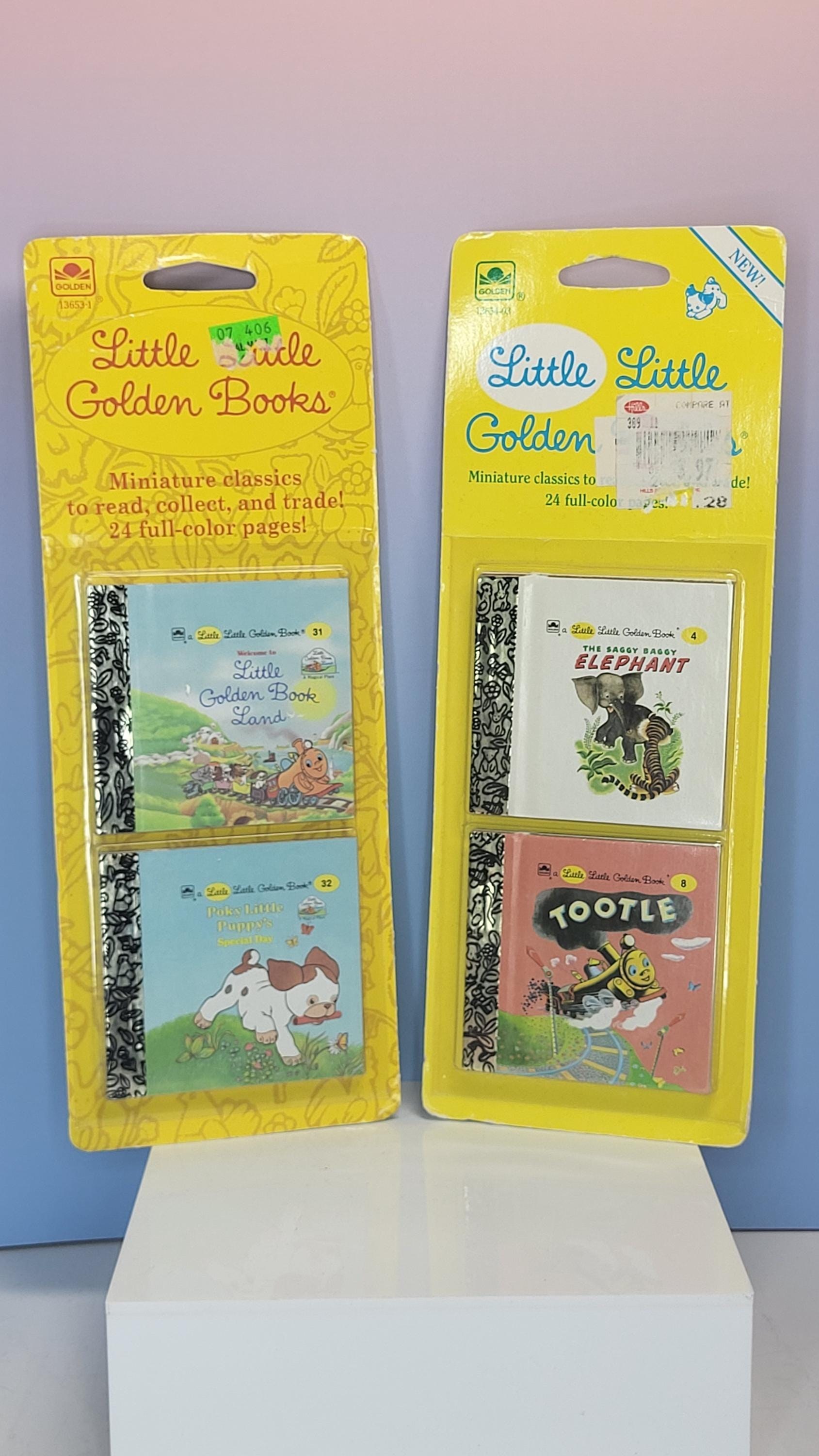 Vintage "Little Little Golden Books" Lot of 4