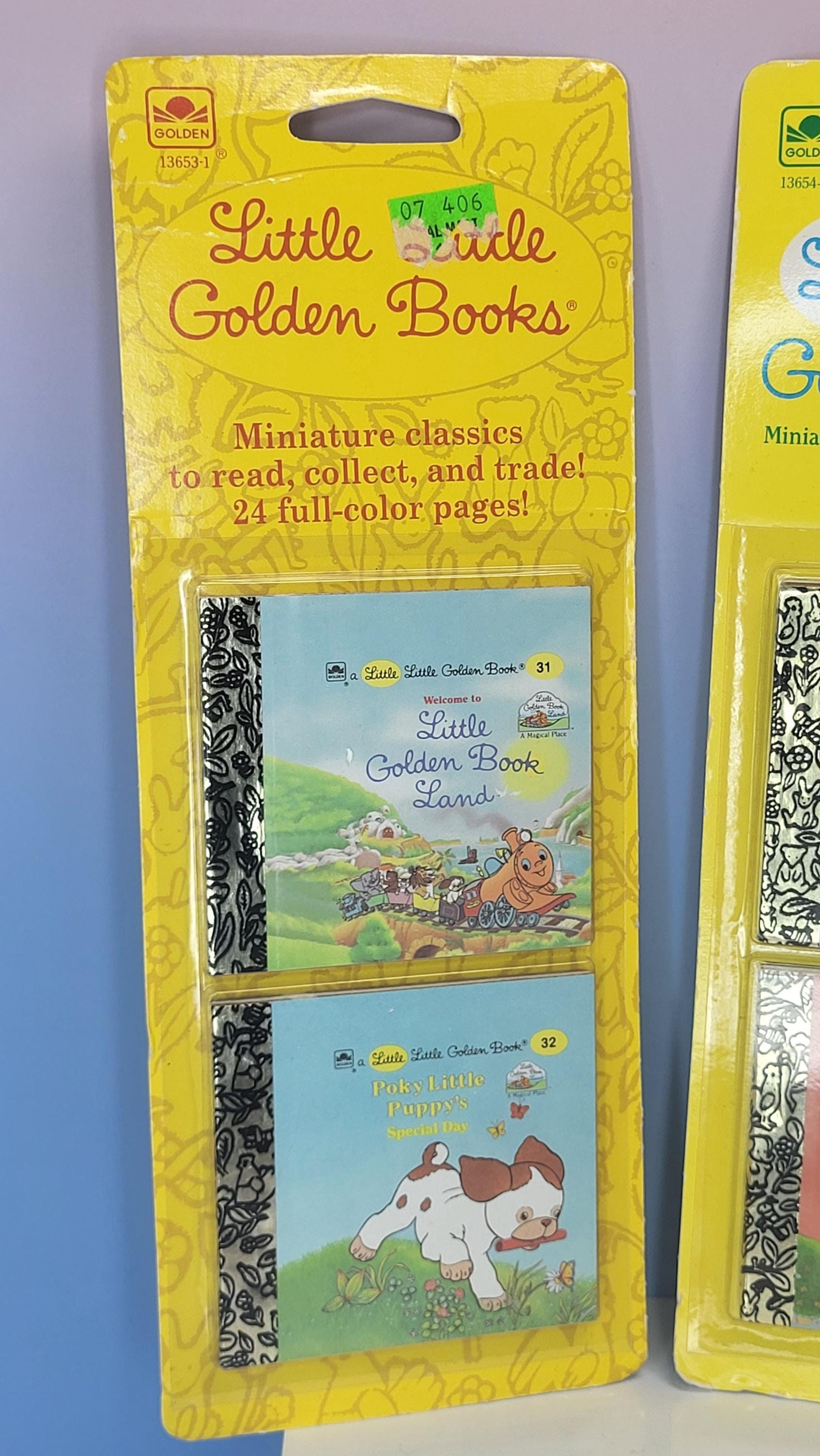 Vintage "Little Little Golden Books" Lot of 4 view 2