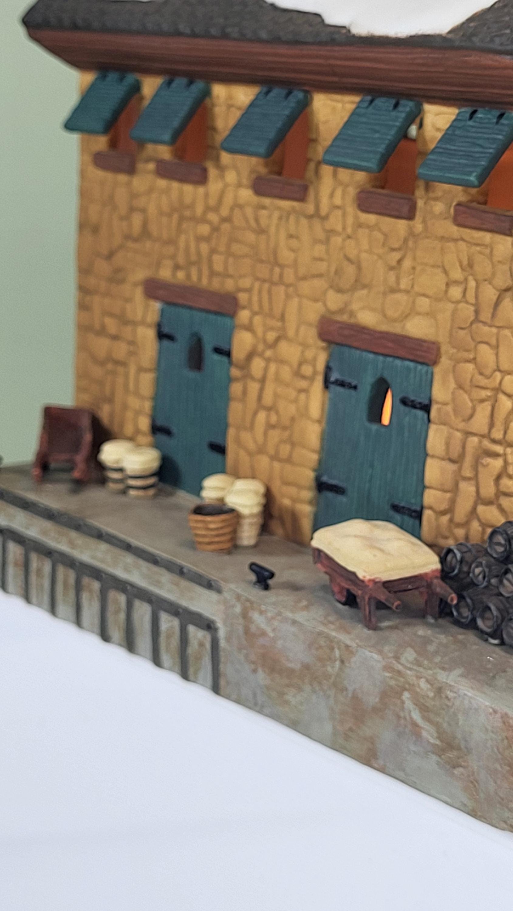 Dept 56 North Eastern Sea Fisheries Ltd Building & Lobster Trappers Set view 15