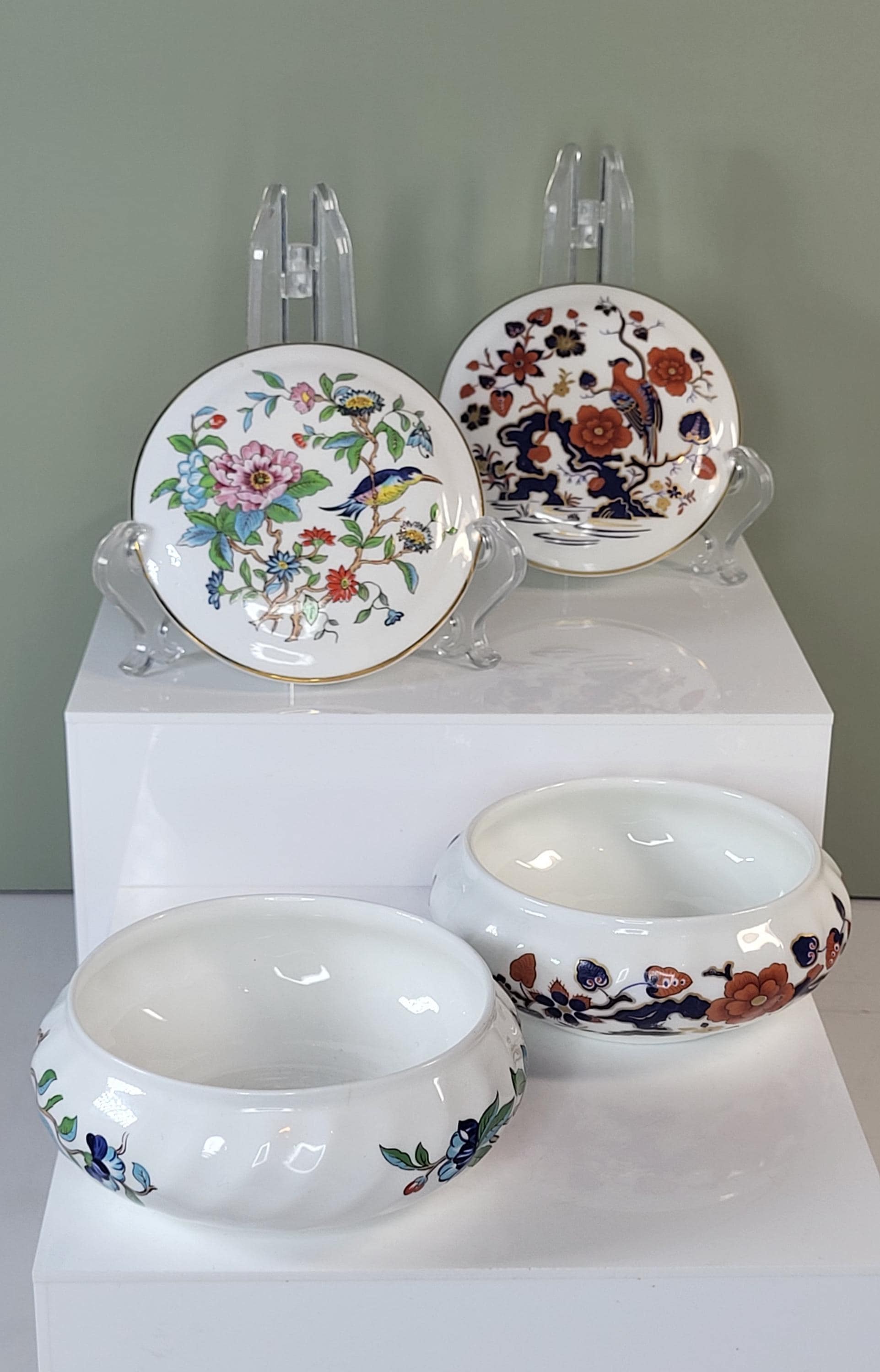 Vintage Aynsley Pembroke and Imari Style Porcelain Trinket Dishes
