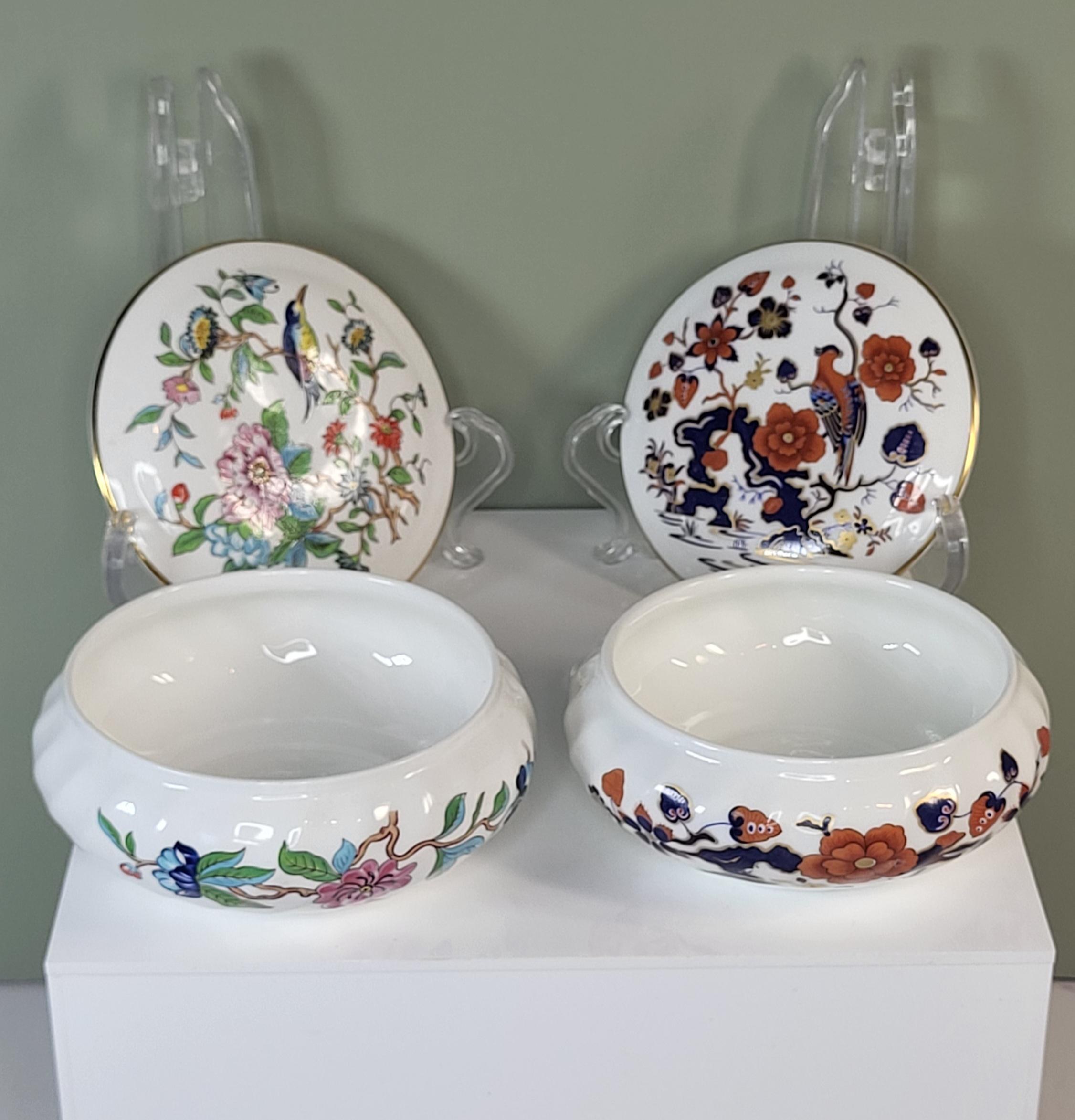Vintage Aynsley Pembroke and Imari Style Porcelain Trinket Dishes view 2