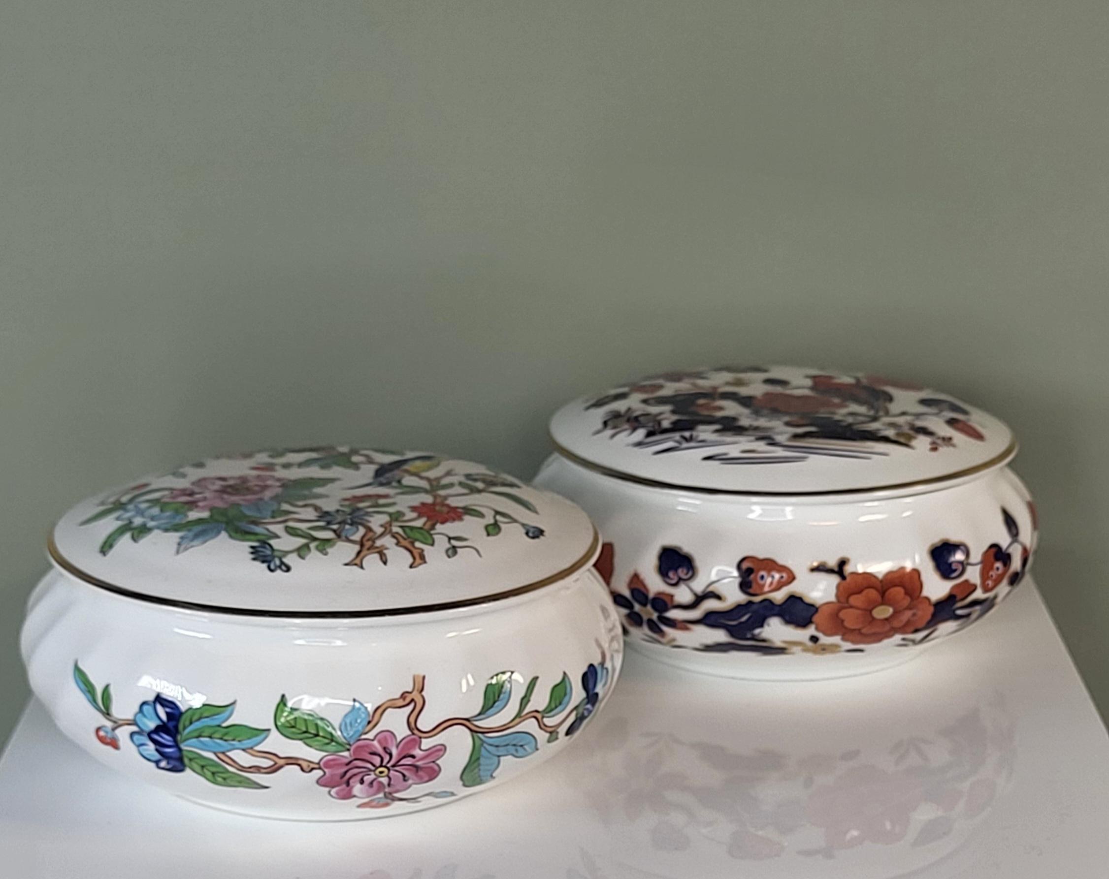 Vintage Aynsley Pembroke and Imari Style Porcelain Trinket Dishes view 3