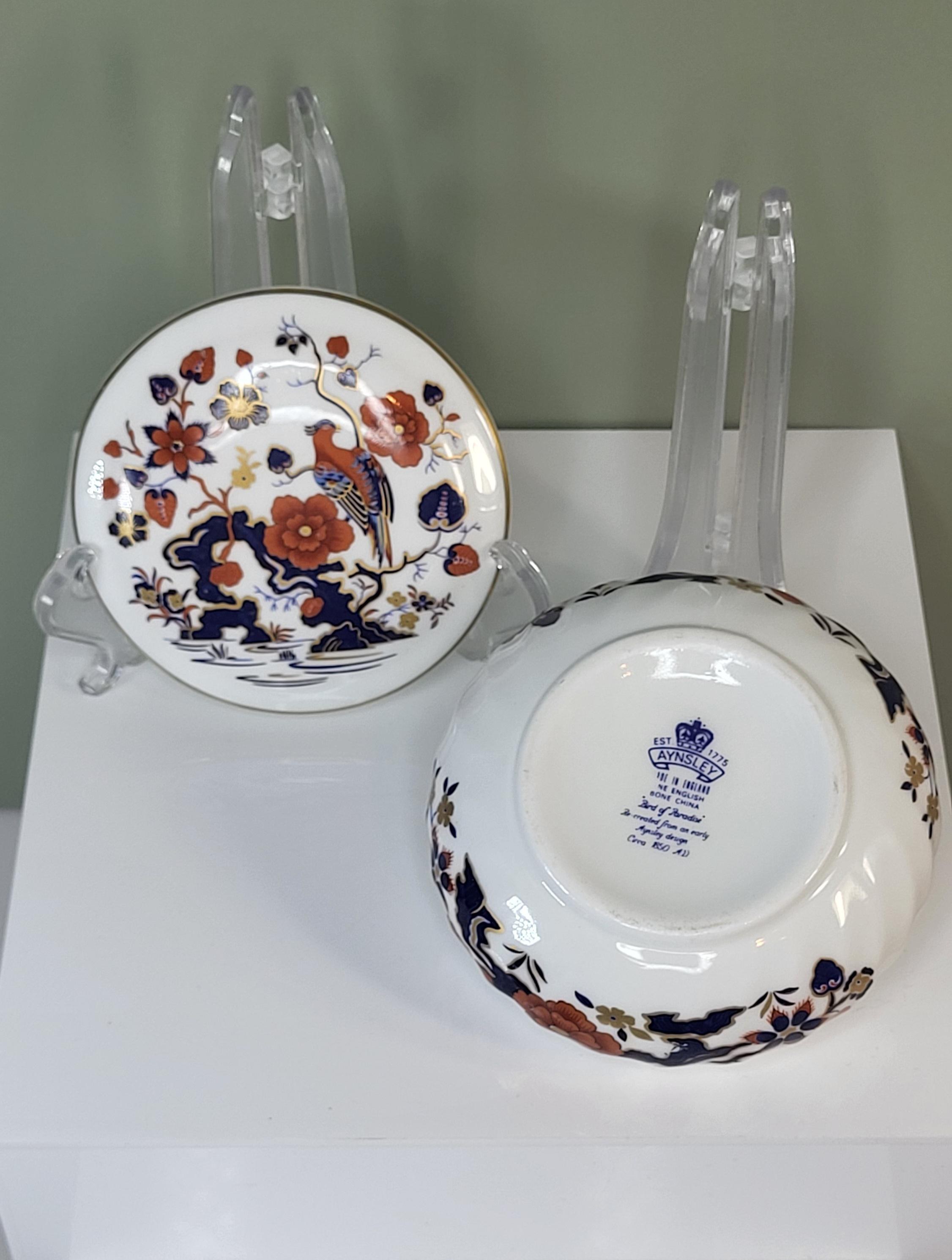Vintage Aynsley Pembroke and Imari Style Porcelain Trinket Dishes view 4