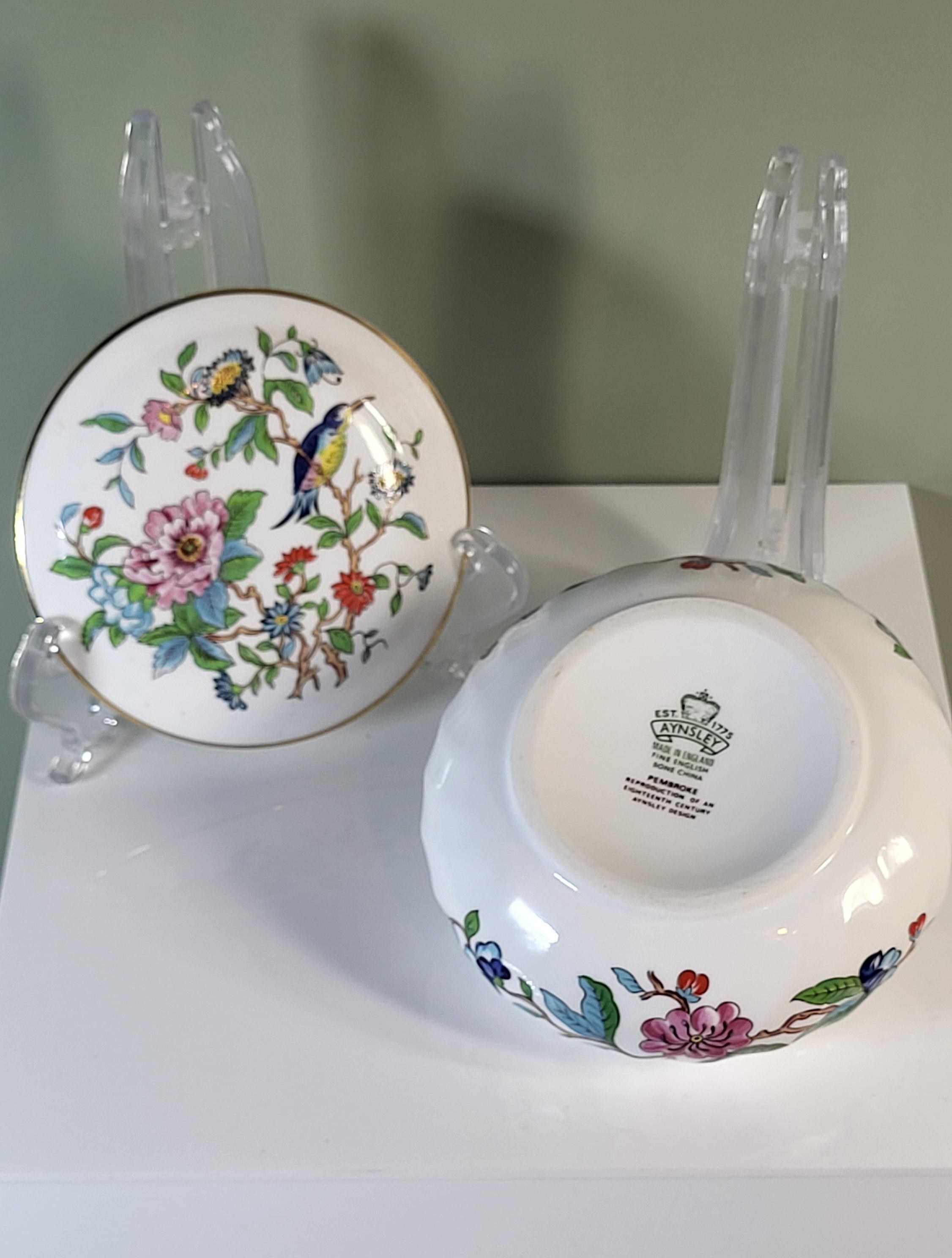 Vintage Aynsley Pembroke and Imari Style Porcelain Trinket Dishes view 5