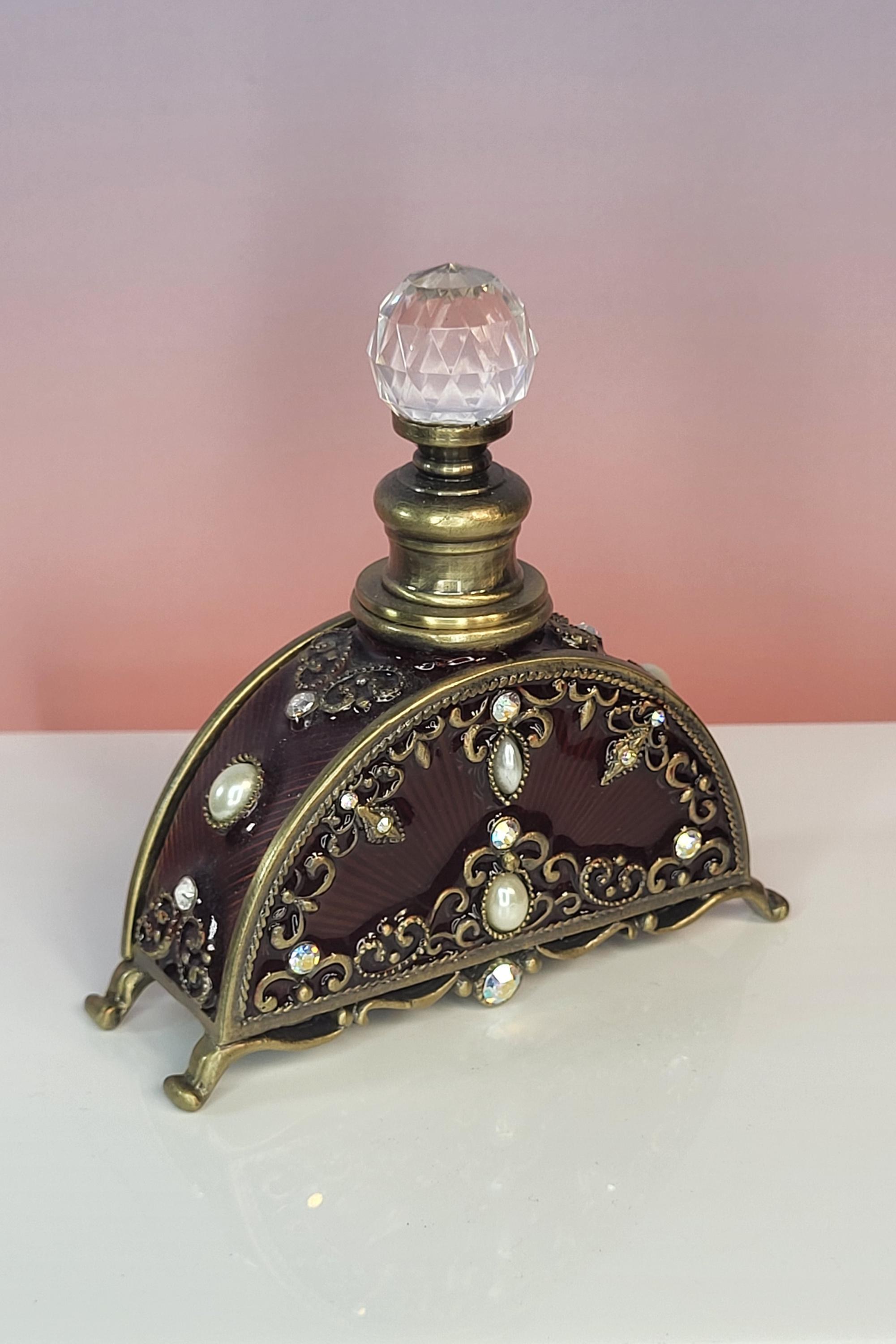 Two's Company Bejeweled Perfume Decanter view 2