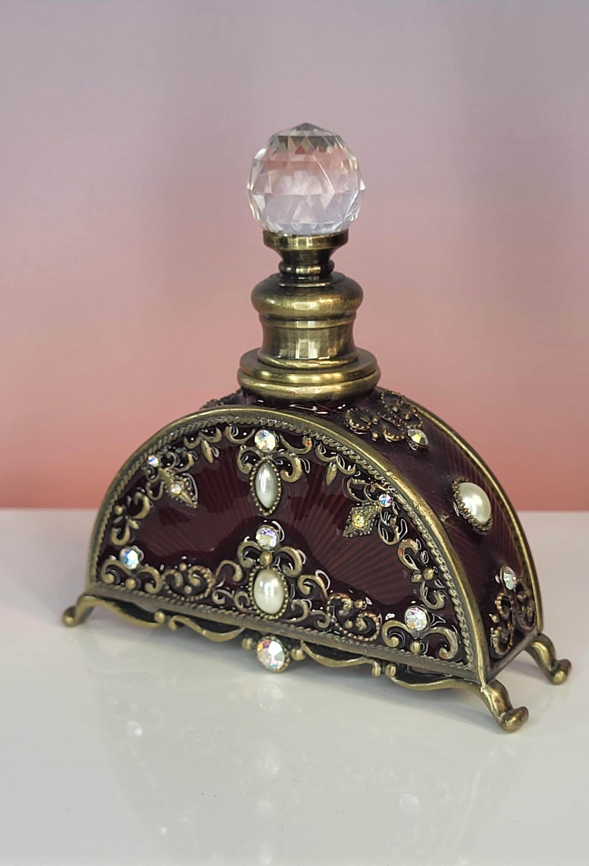 Two's Company Bejeweled Perfume Decanter view 3