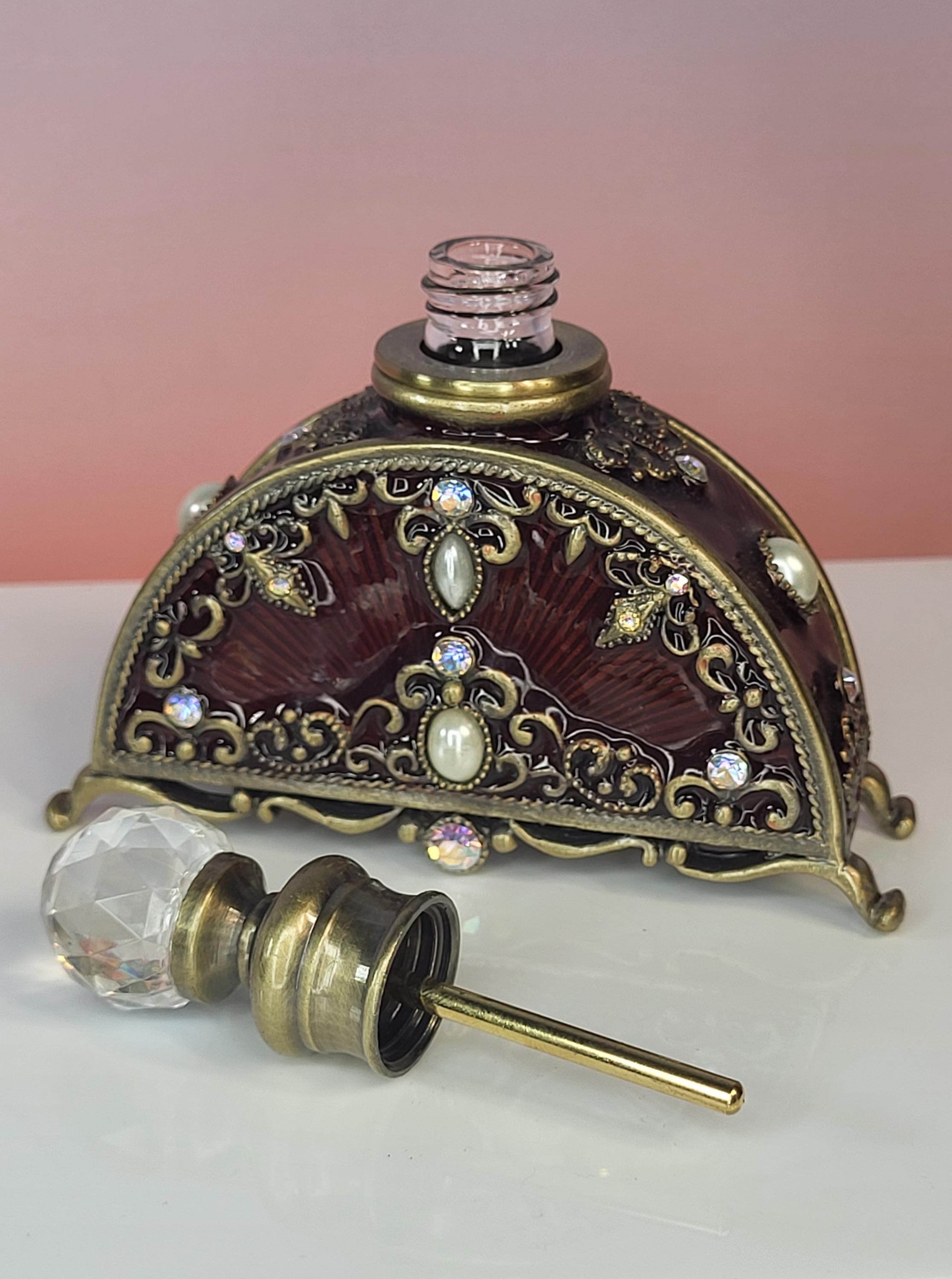 Two's Company Bejeweled Perfume Decanter view 4