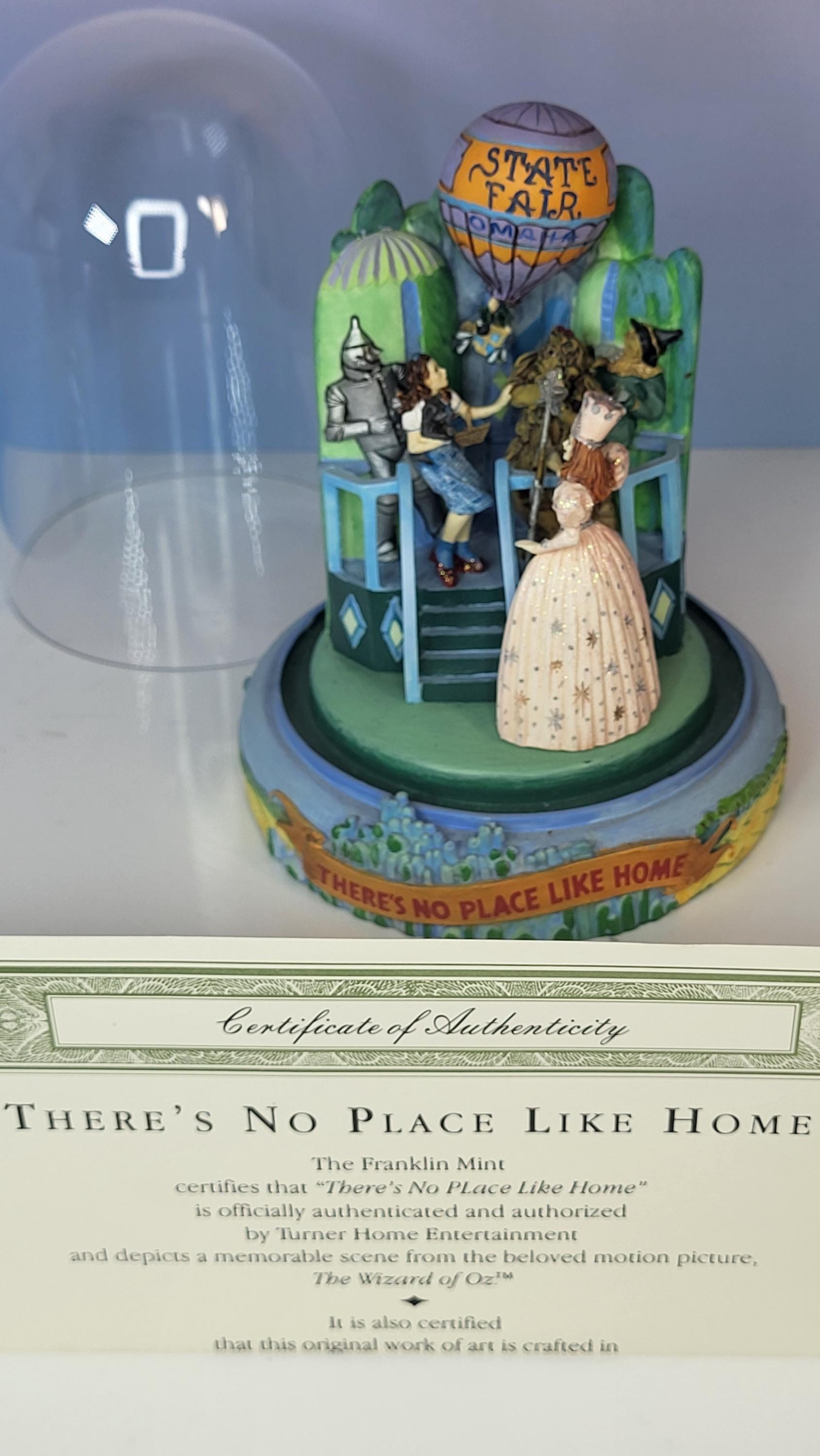 Vintage Wizard of Oz Musical Globe - Franklin Mint Porcelain Sculpture view 2