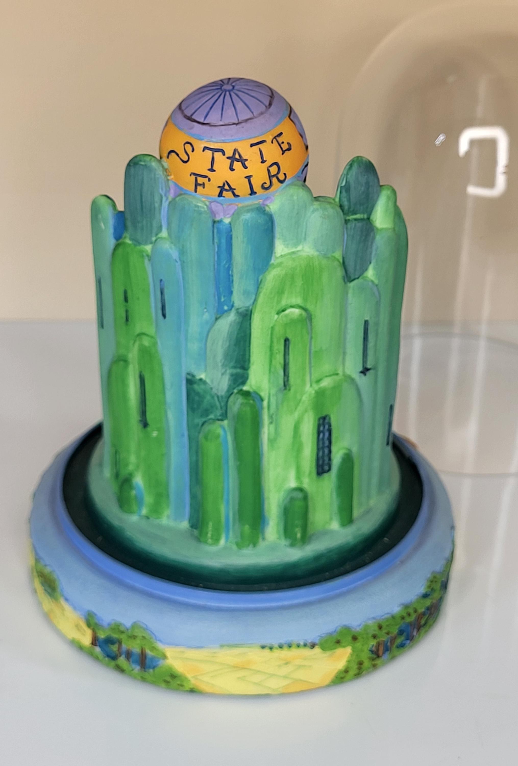 Vintage Wizard of Oz Musical Globe - Franklin Mint Porcelain Sculpture view 12