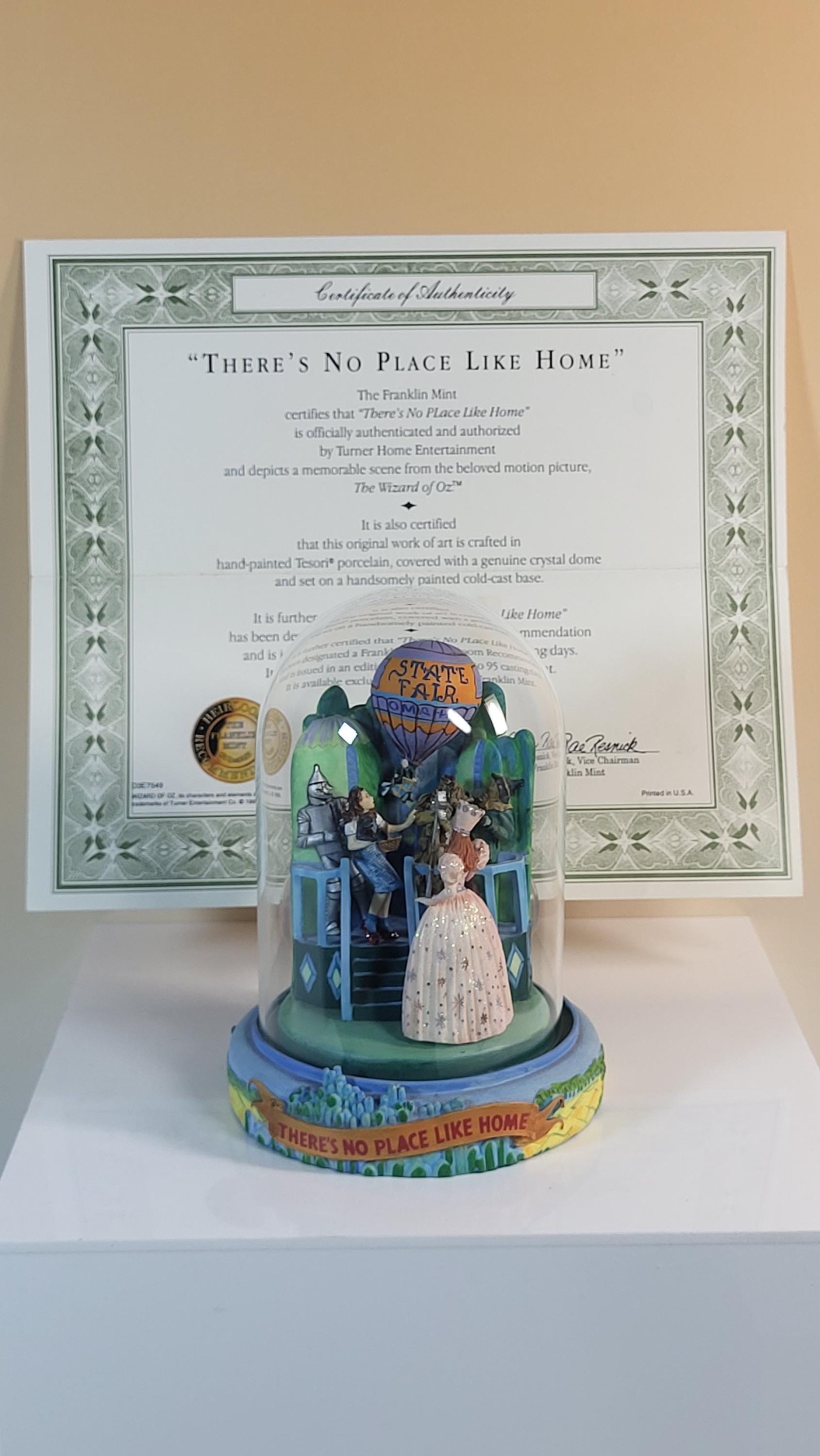 Vintage Wizard of Oz Musical Globe - Franklin Mint Porcelain Sculpture view 3