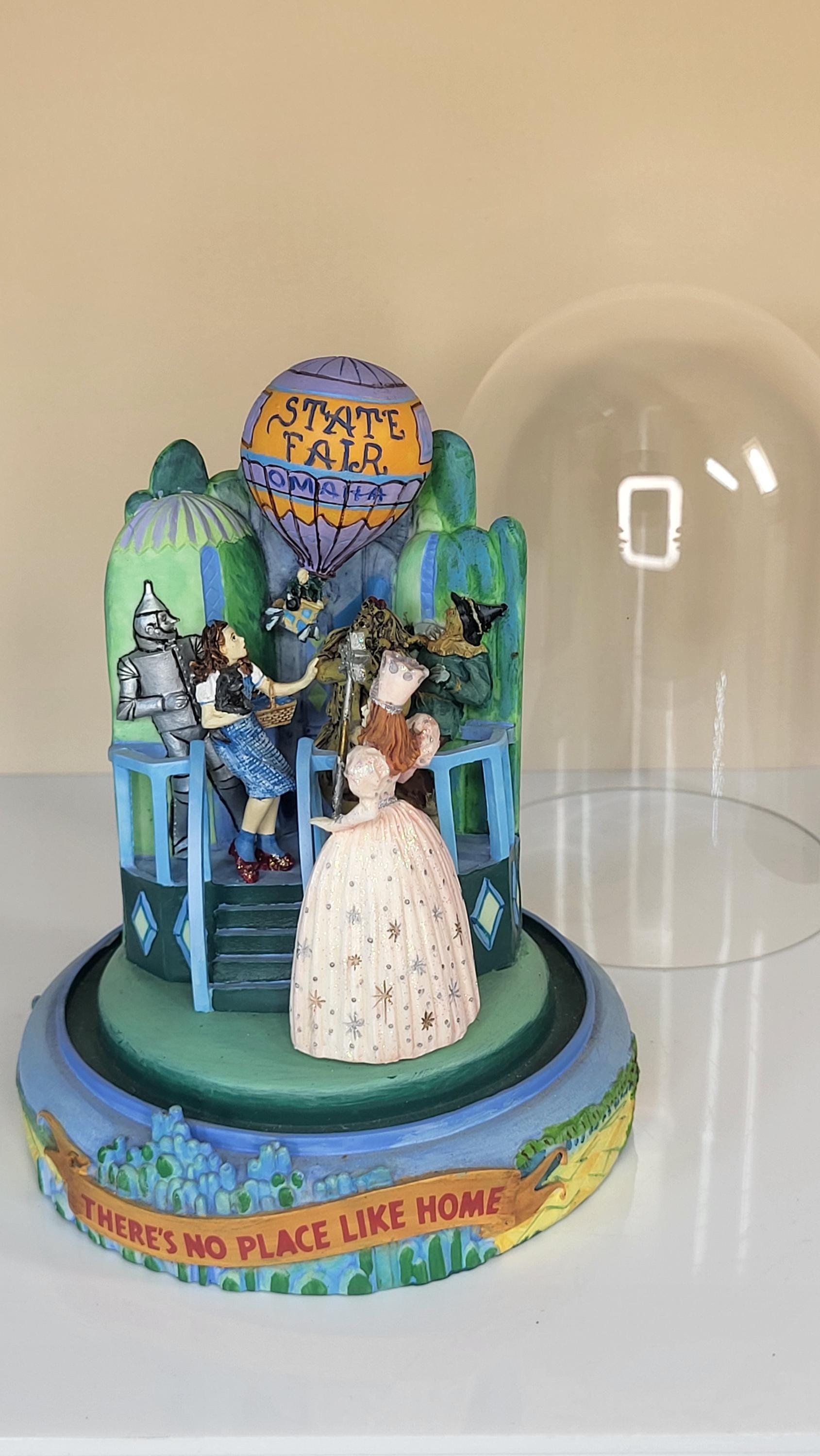 Vintage Wizard of Oz Musical Globe - Franklin Mint Porcelain Sculpture view 5