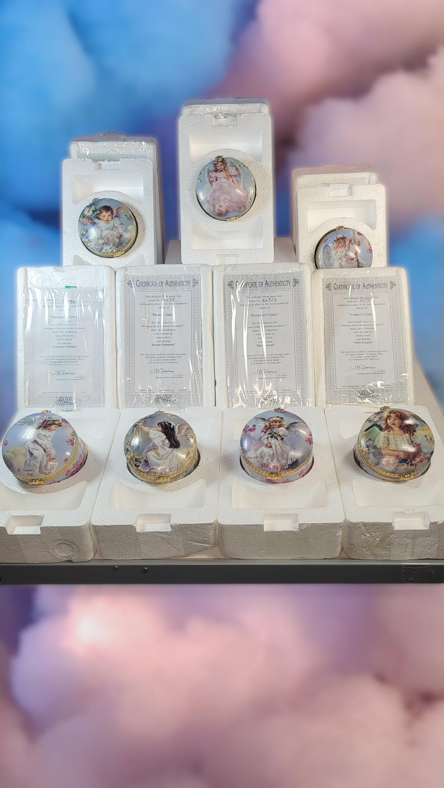 Ardleigh Elliott Porcelain Music Box Set view 2