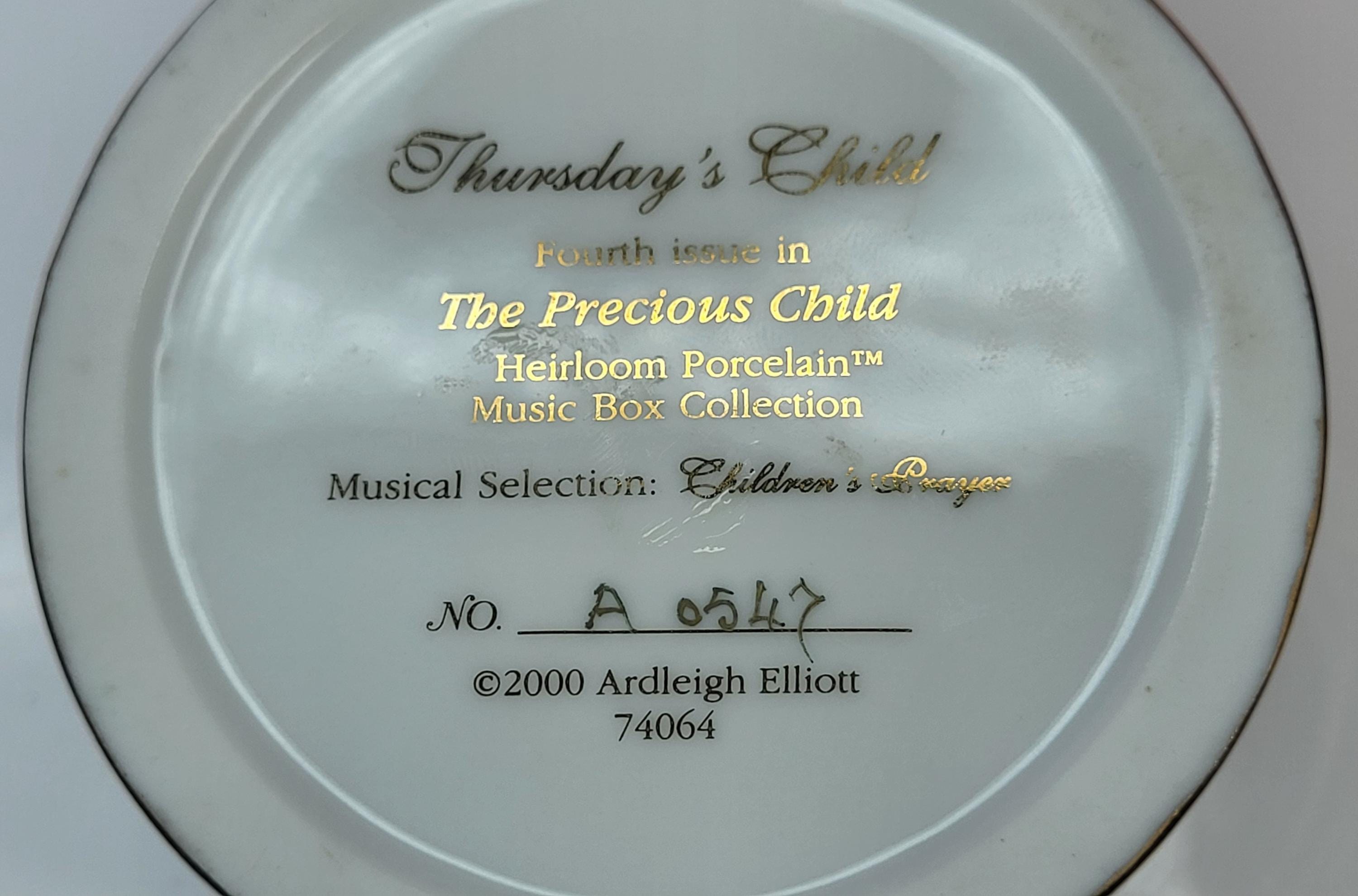 Ardleigh Elliott Porcelain Music Box Set view 15