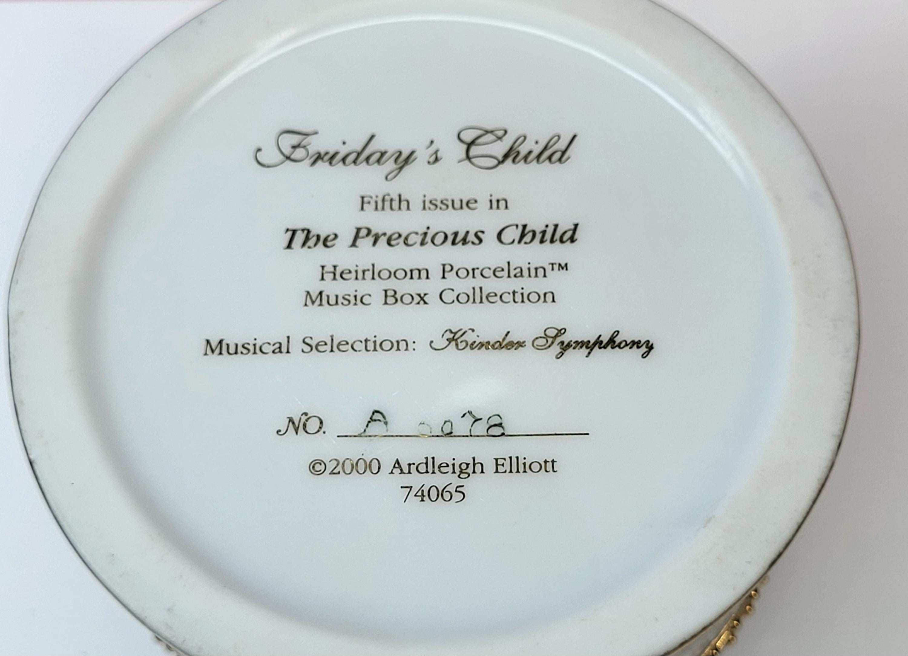 Ardleigh Elliott Porcelain Music Box Set view 18