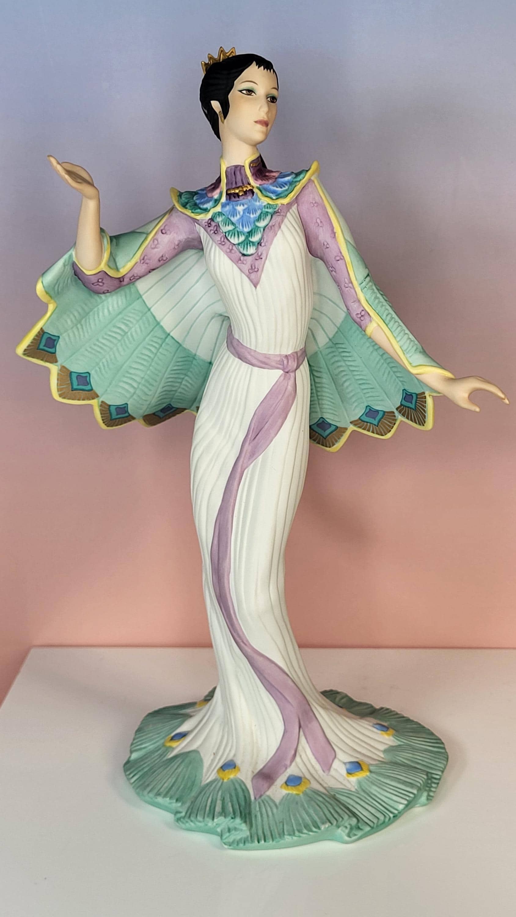 Lenox Peacock Maiden Figurine