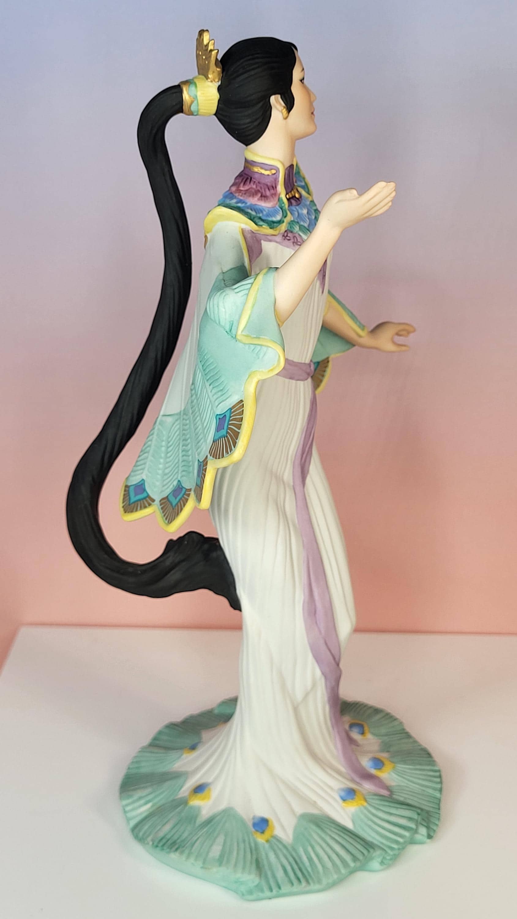 Lenox Peacock Maiden Figurine view 4