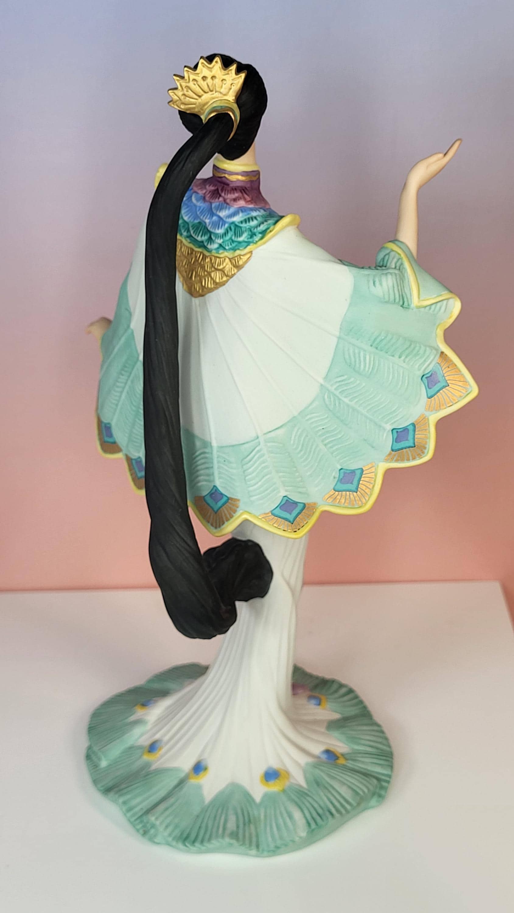 Lenox Peacock Maiden Figurine view 5