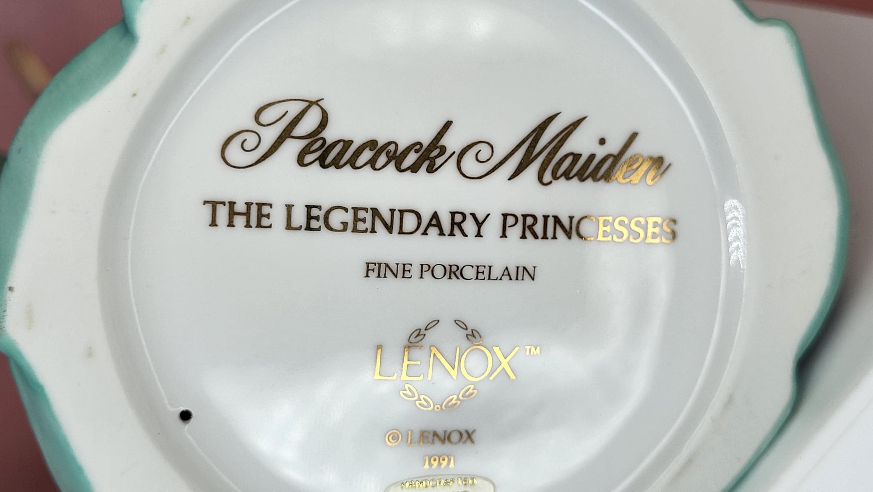 Lenox Peacock Maiden Figurine view 10