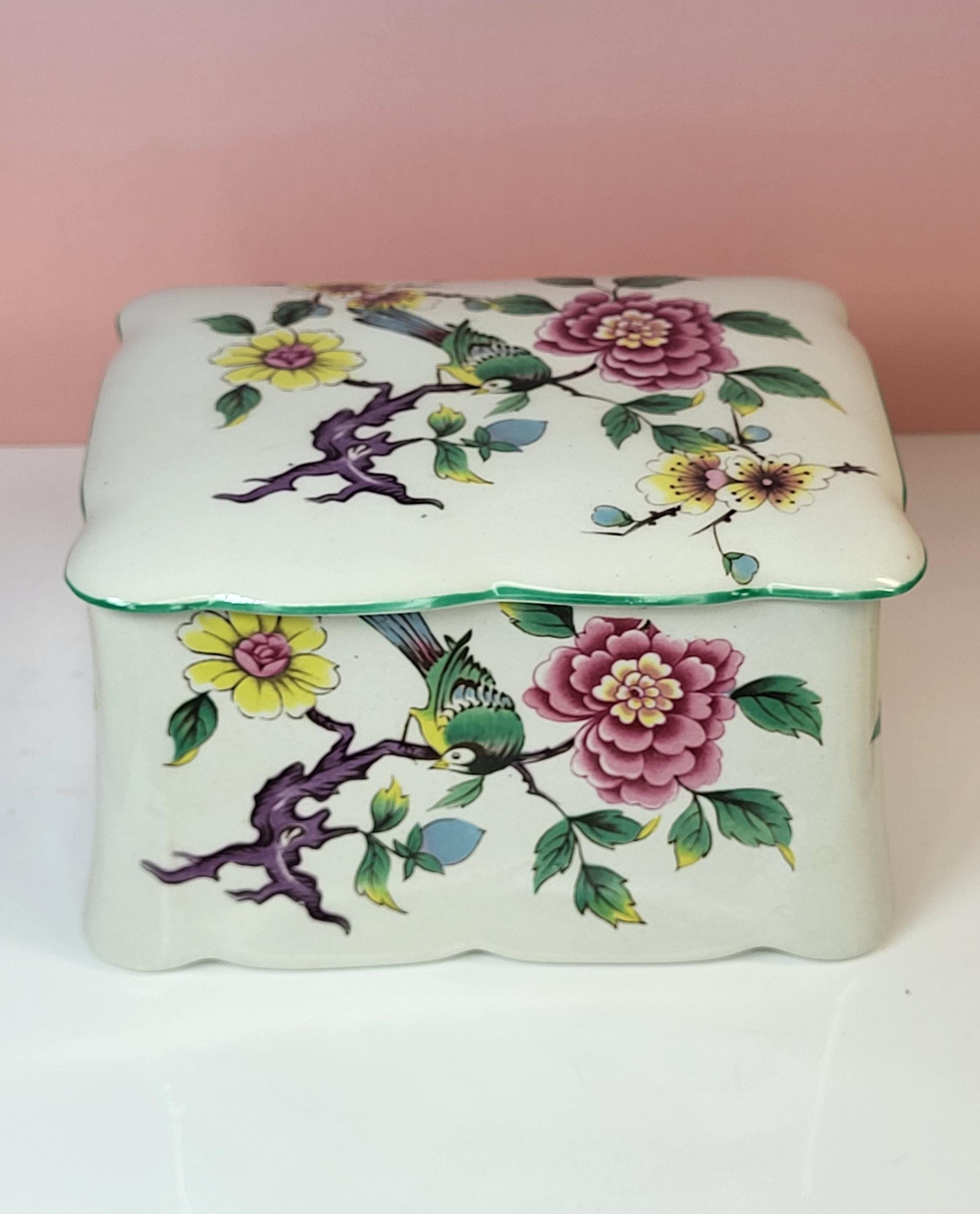 Vintage James Kent Trinket Box Set view 2