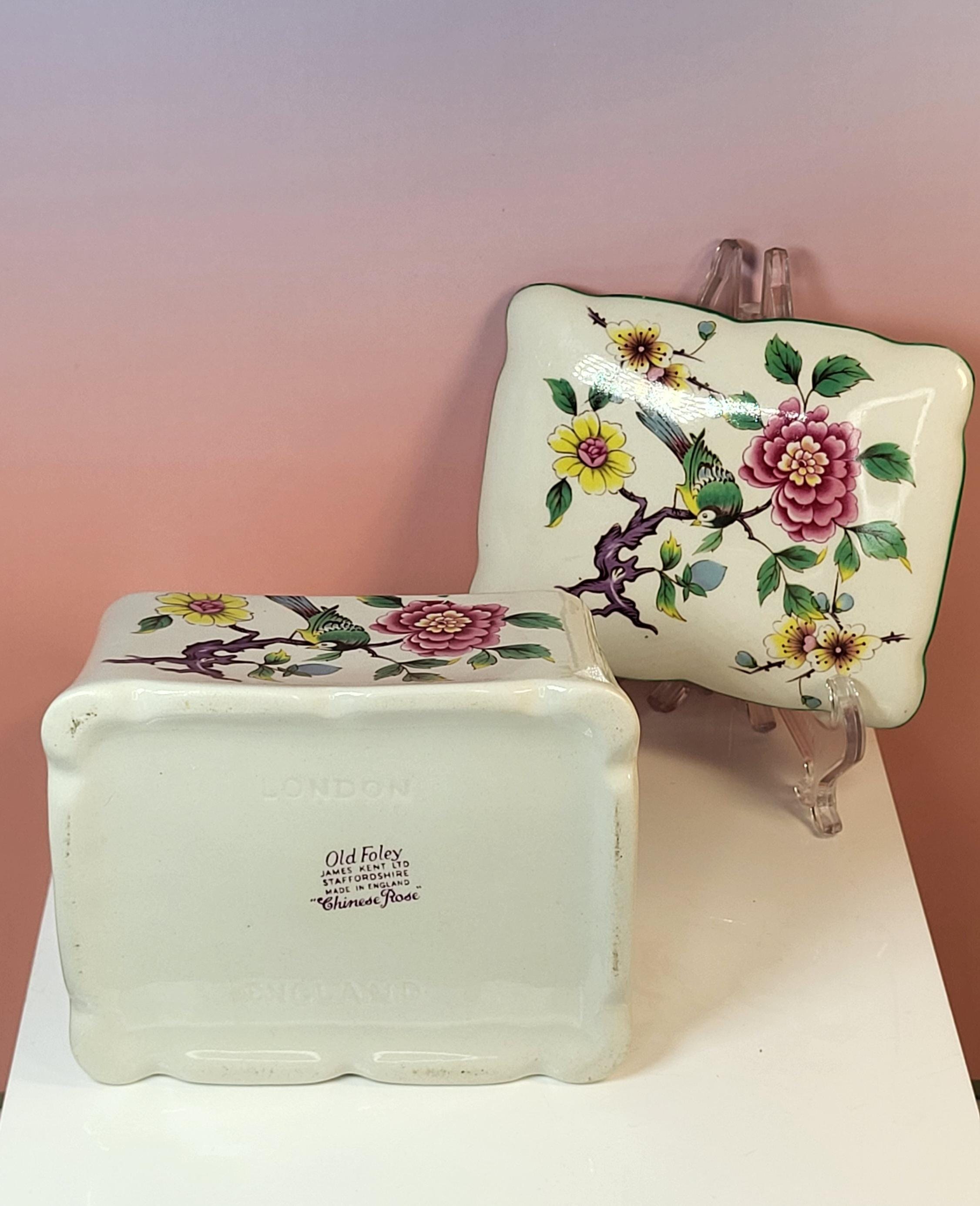 Vintage James Kent Trinket Box Set view 6