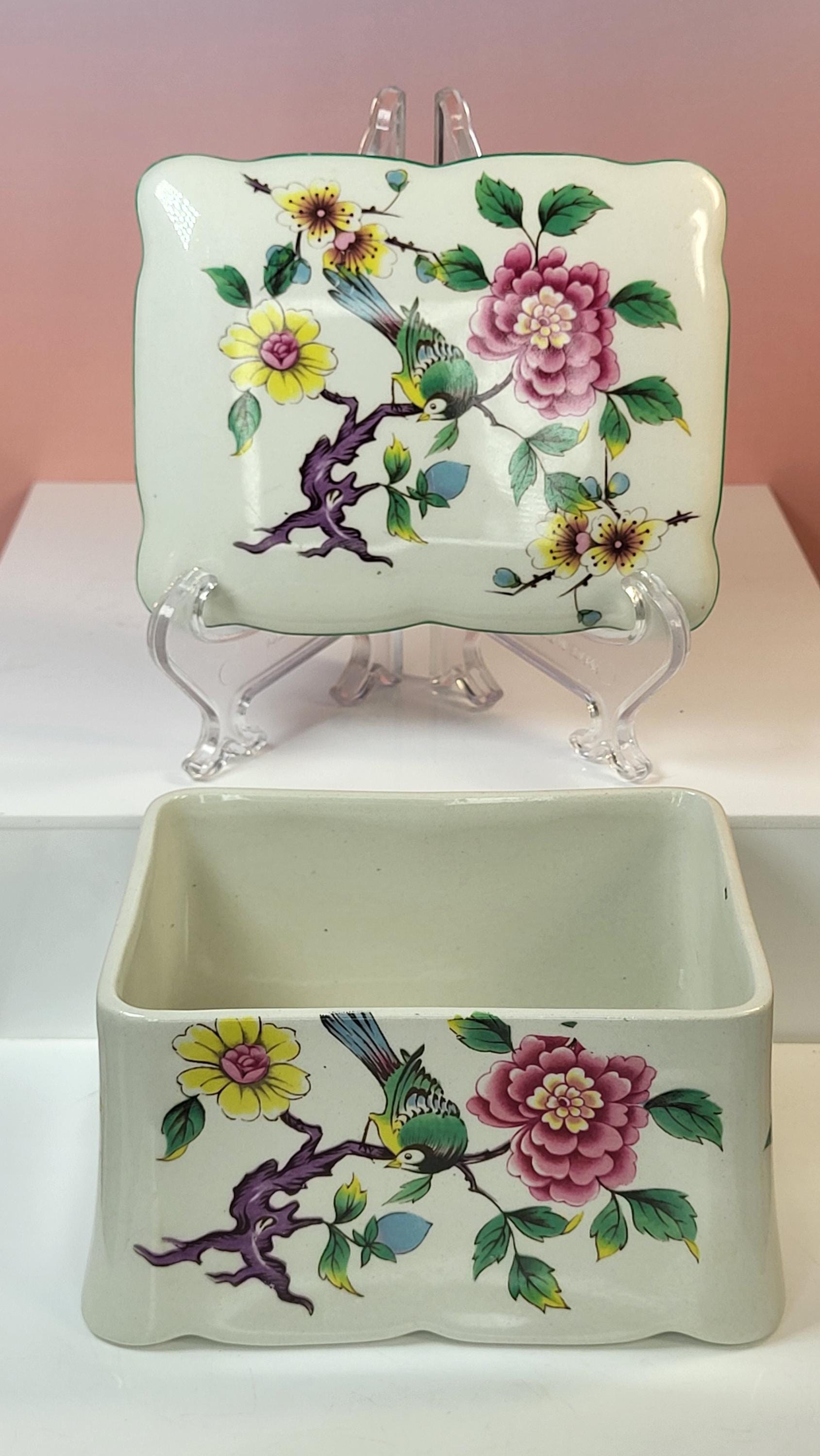 Vintage James Kent Trinket Box Set view 8