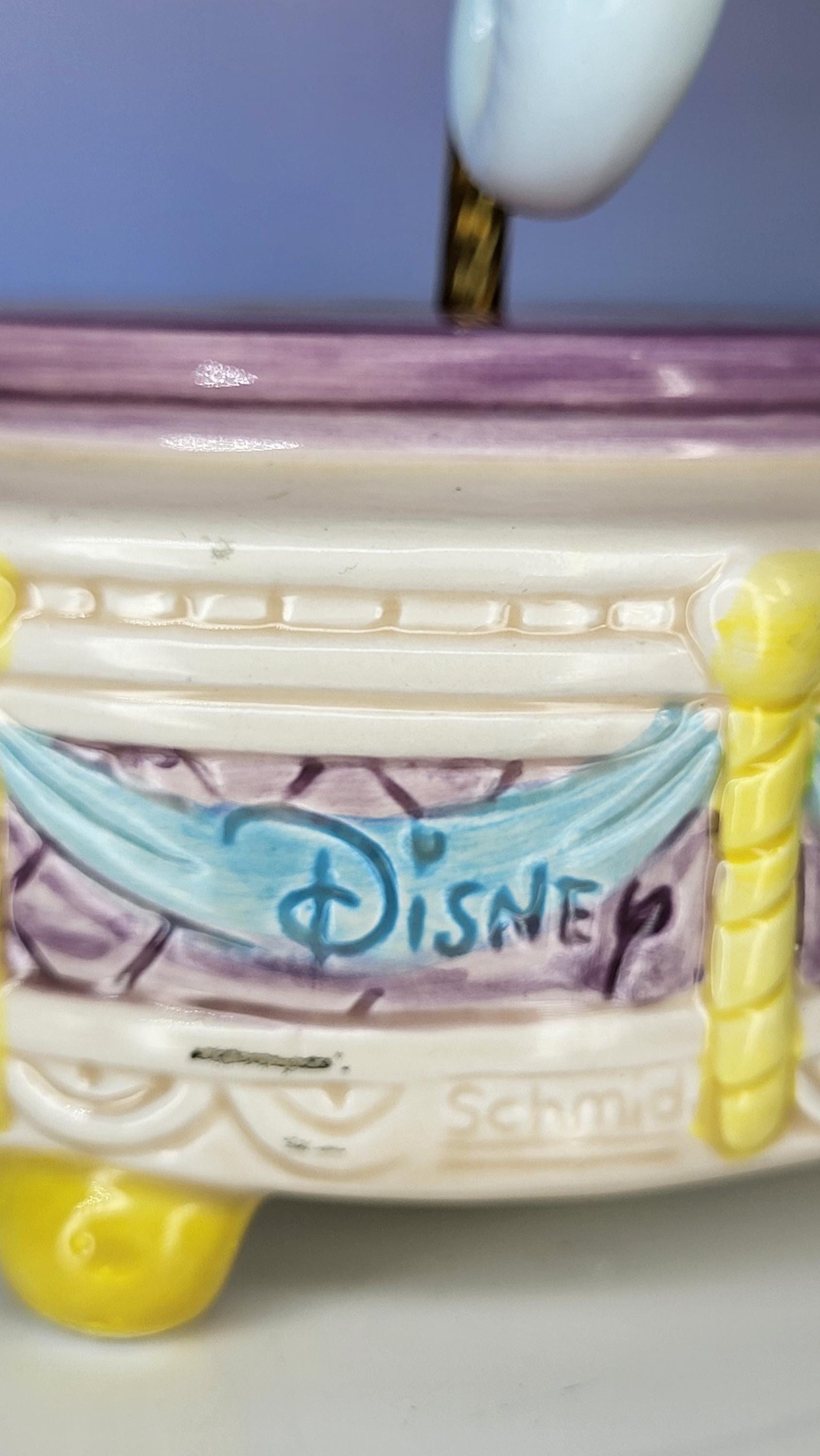 Rare Vintage Schmid Disney Pinocchio Seahorse Music Box view 7