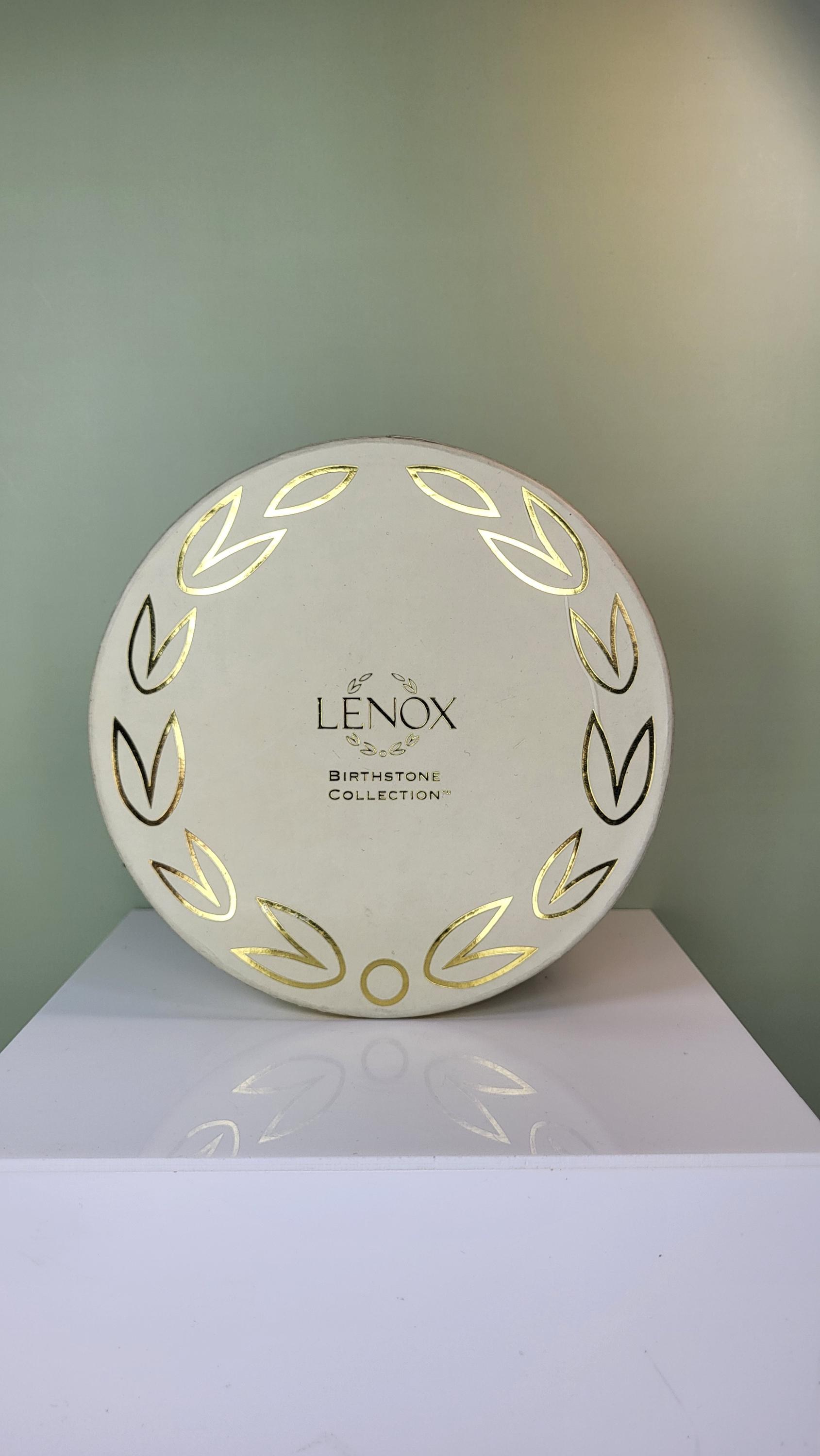 Lenox Amethyst Trinket Box: China Treasures Collection, 24K Gold view 2