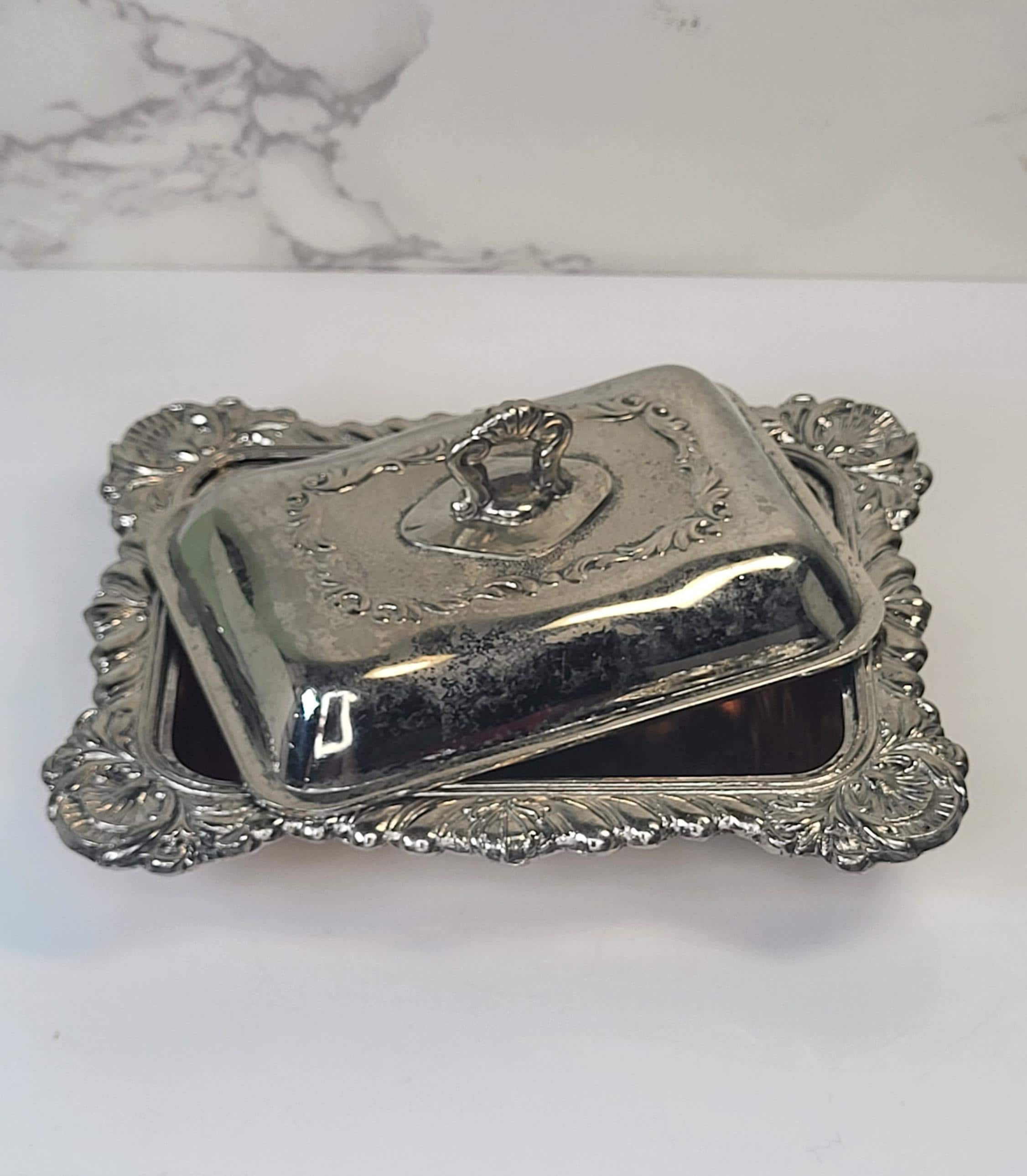Vintage Silver Plated Trinket Dish view 2