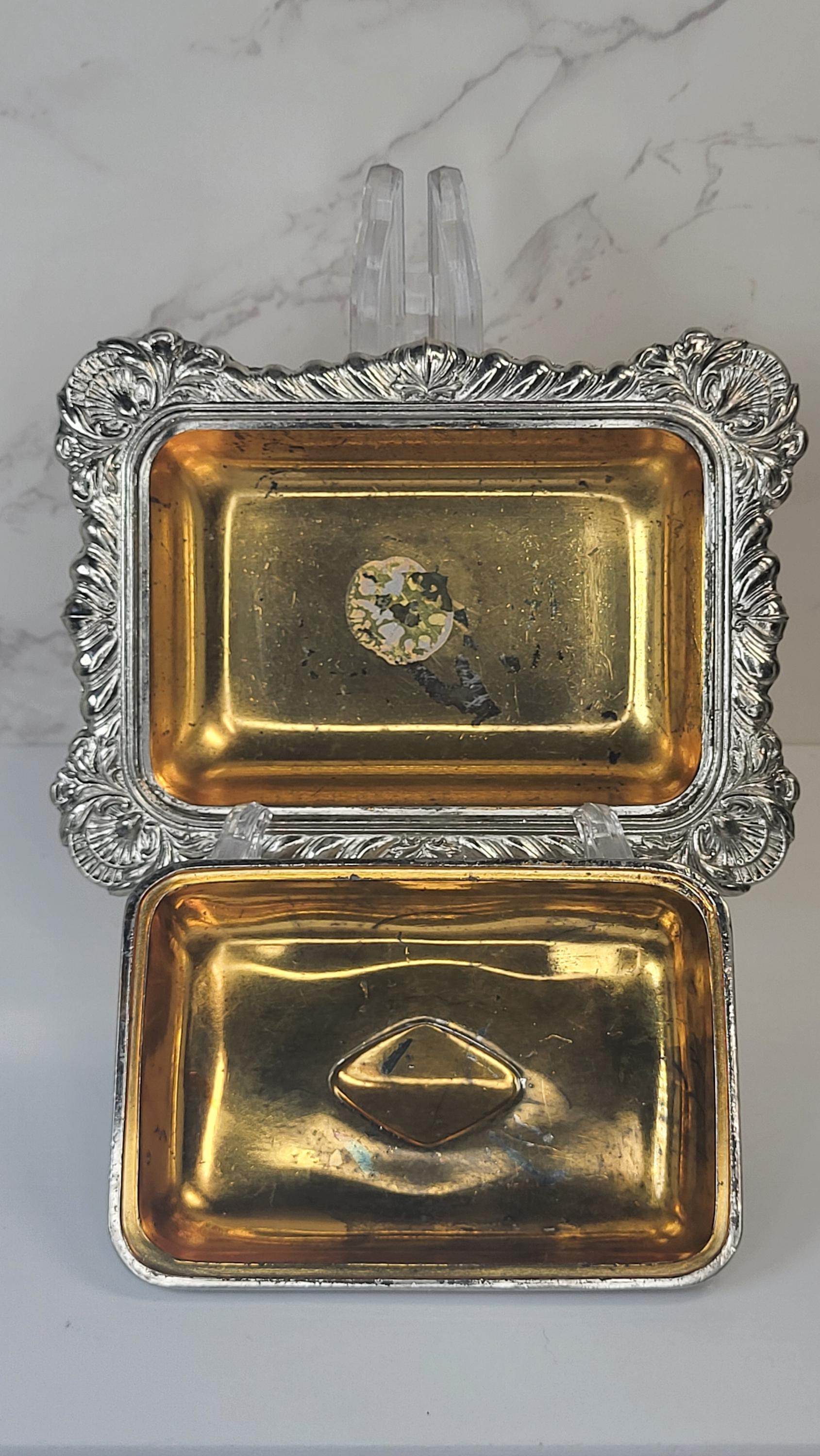 Vintage Silver Plated Trinket Dish view 4