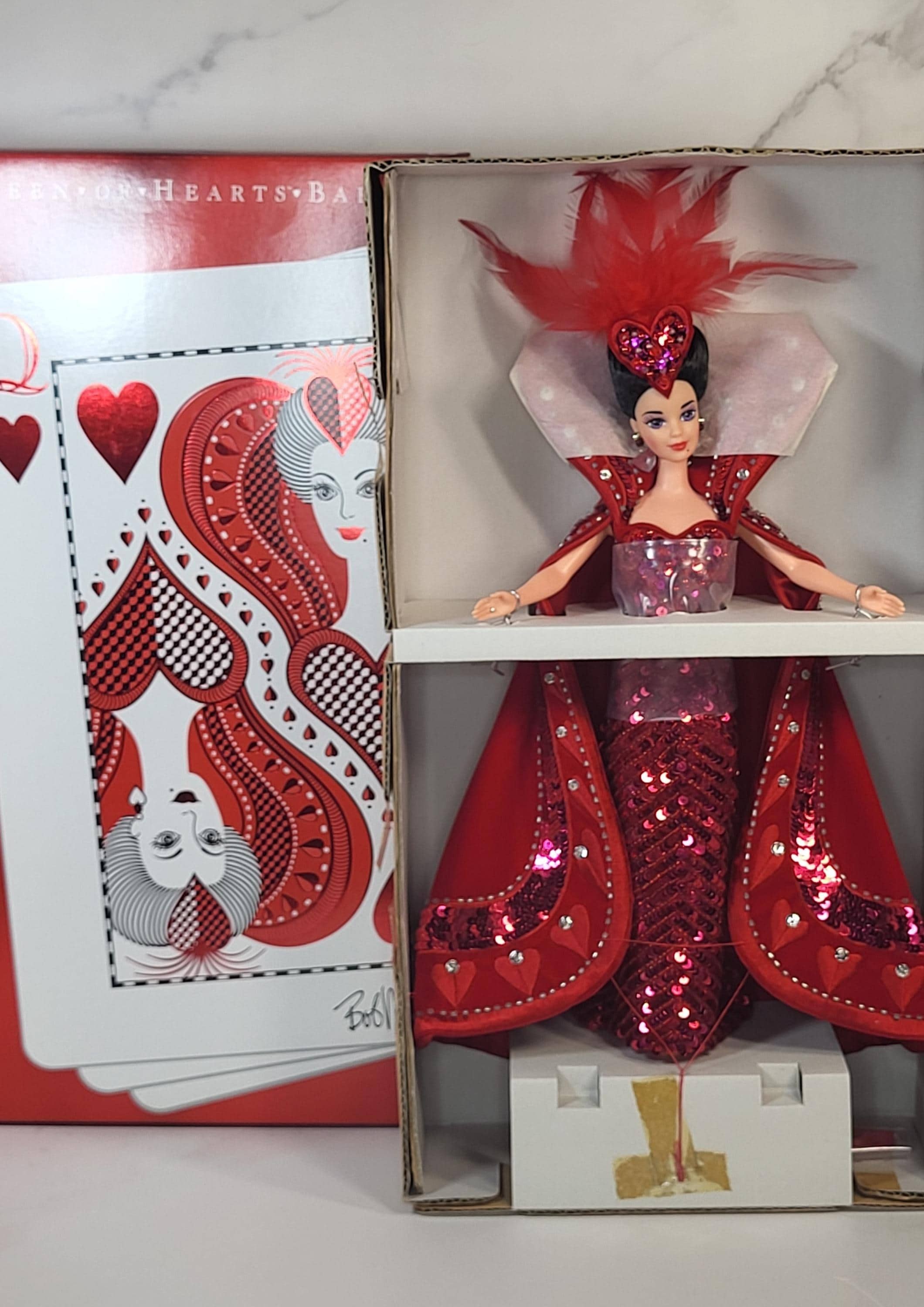 Bob Mackie Queen of Hearts Barbie, 1994 Mattel Collector Edition, NIB