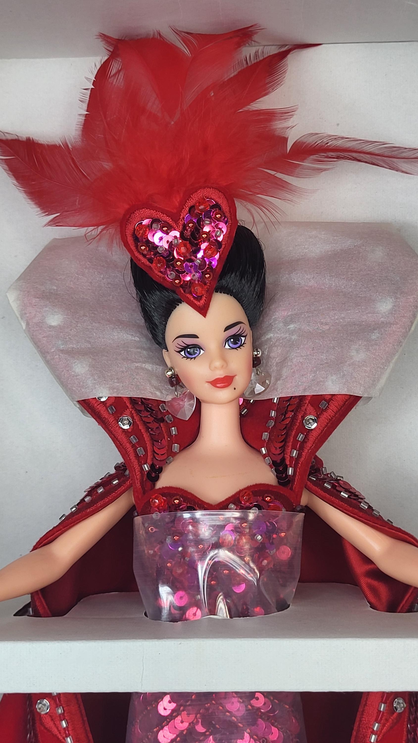 Bob Mackie Queen of Hearts Barbie, 1994 Mattel Collector Edition, NIB view 11
