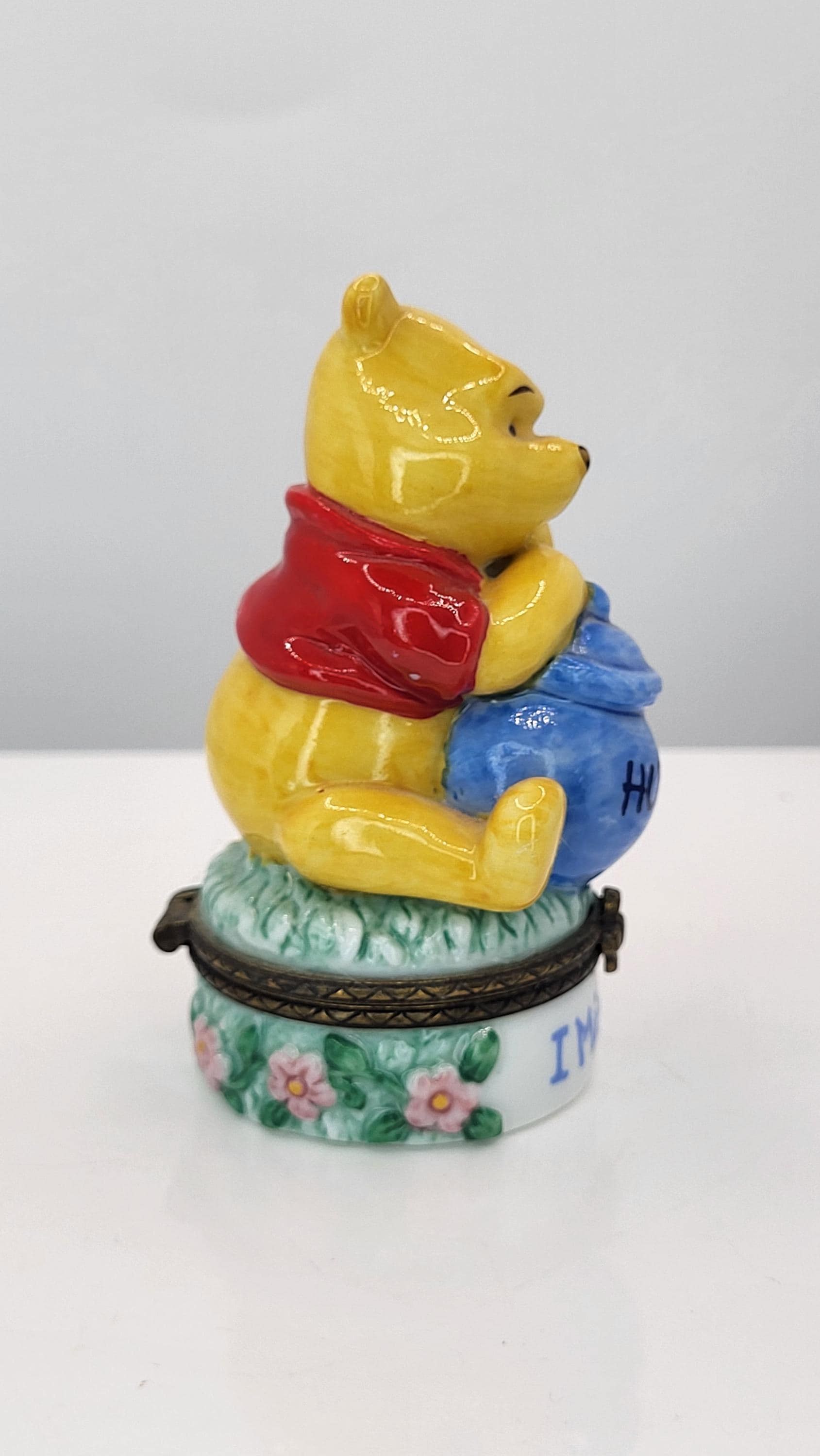 Vintage Disney Winnie the Pooh PHB Porcelain Hinged Box Figurine with Trinket view 5