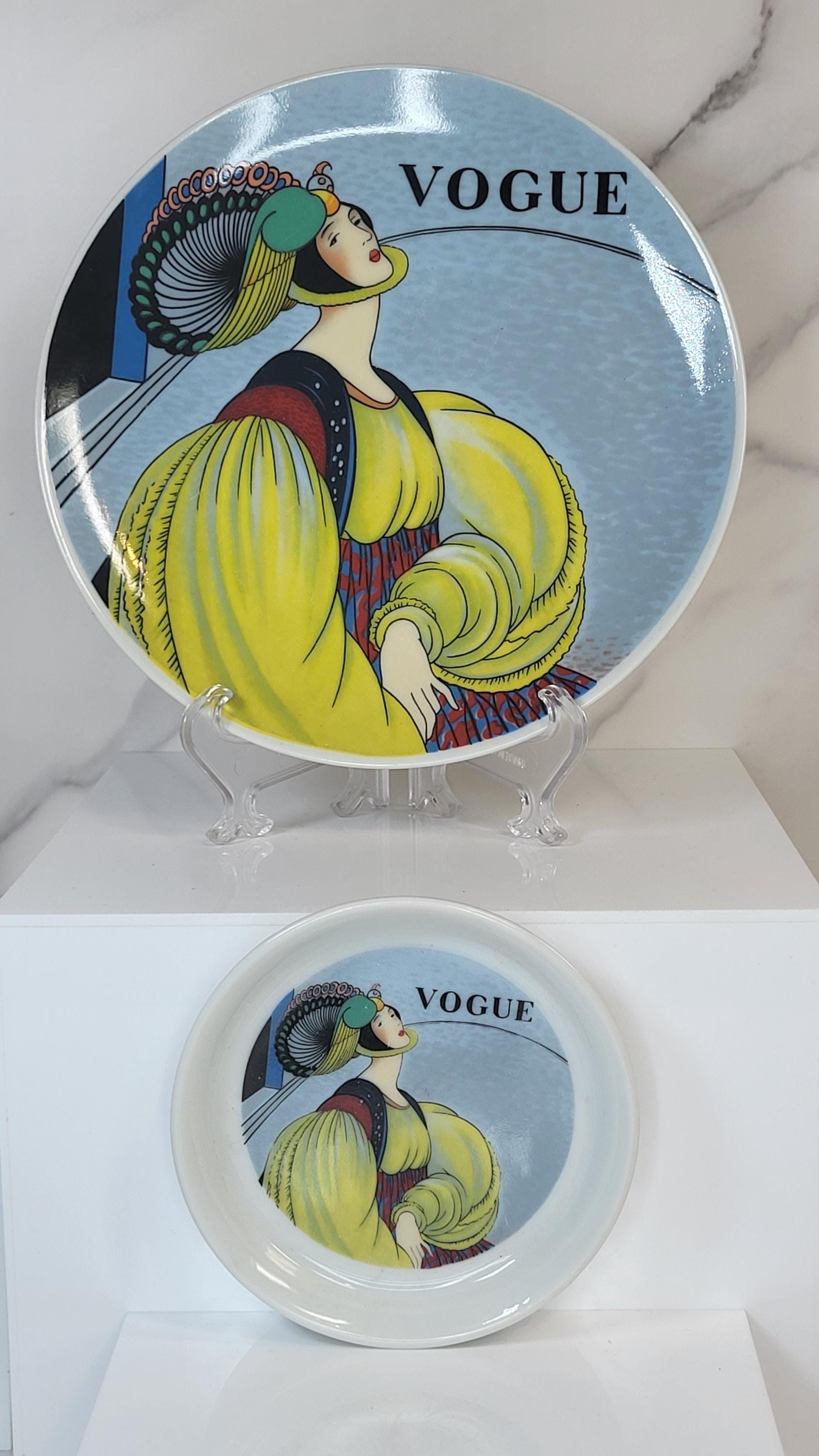 Seymour Mann Vogue Fine China Set - Helen Dryden Art Deco Fashion Illustrations view 4