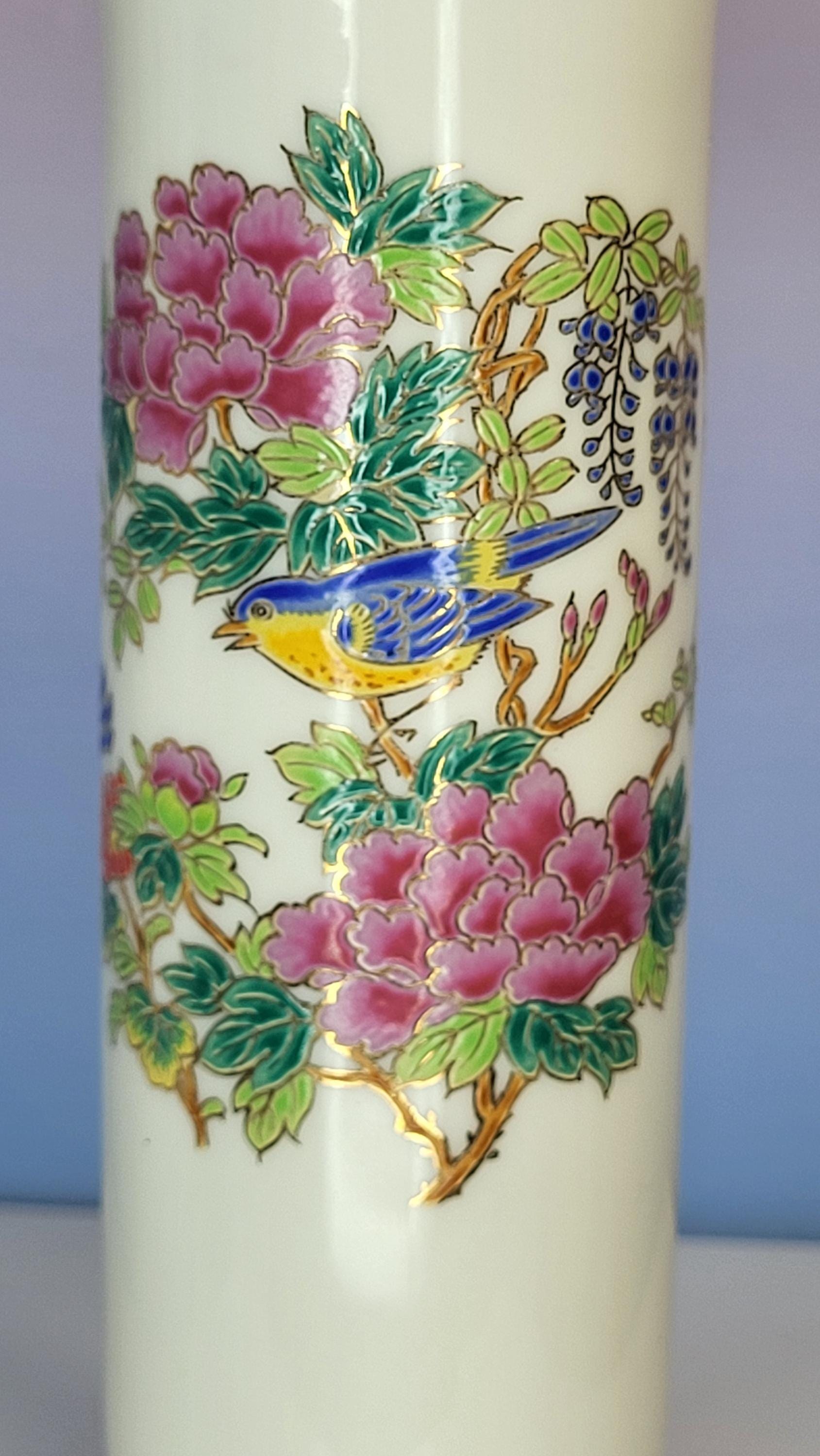 Antique Porcelain Vases: Sitzendorf, Takahashi, Aynsley 3-Piece Set view 15
