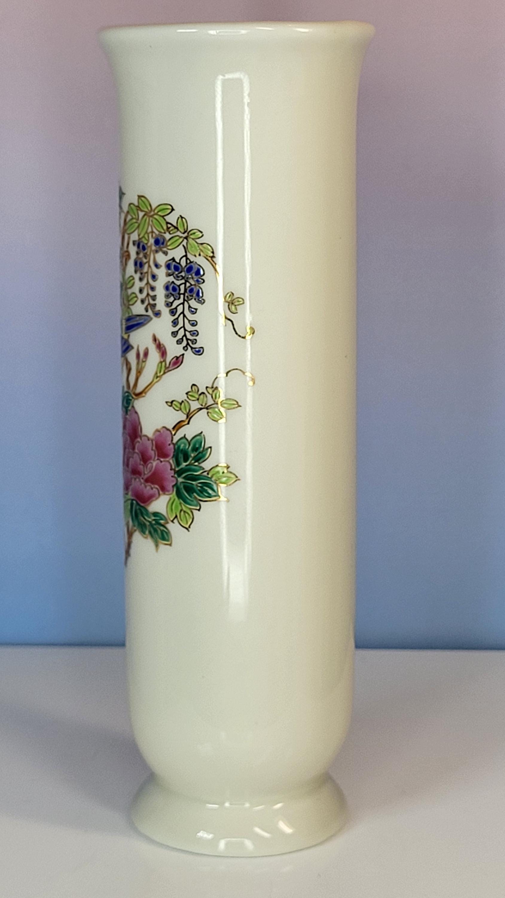 Antique Porcelain Vases: Sitzendorf, Takahashi, Aynsley 3-Piece Set view 17