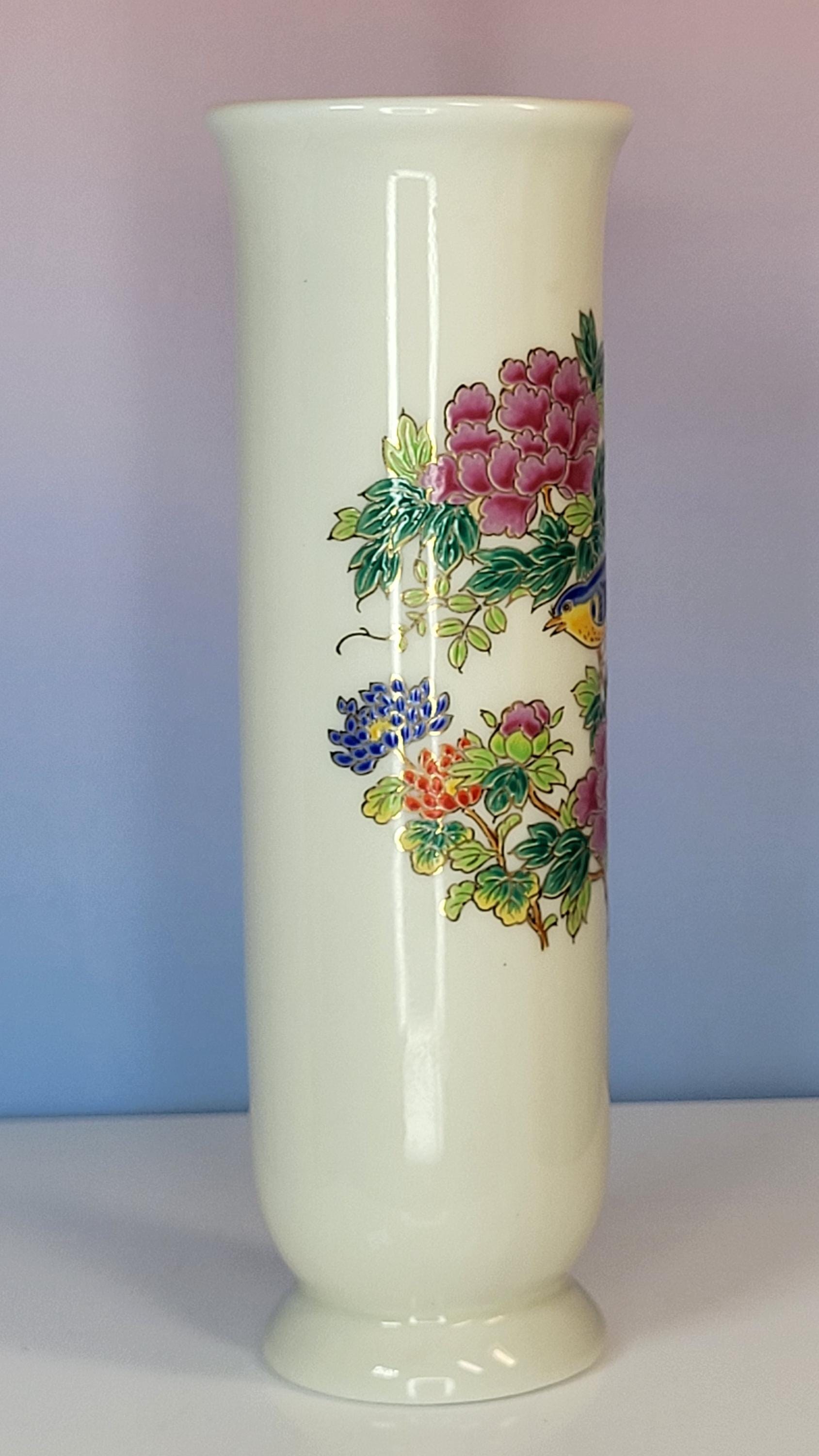 Antique Porcelain Vases: Sitzendorf, Takahashi, Aynsley 3-Piece Set view 18