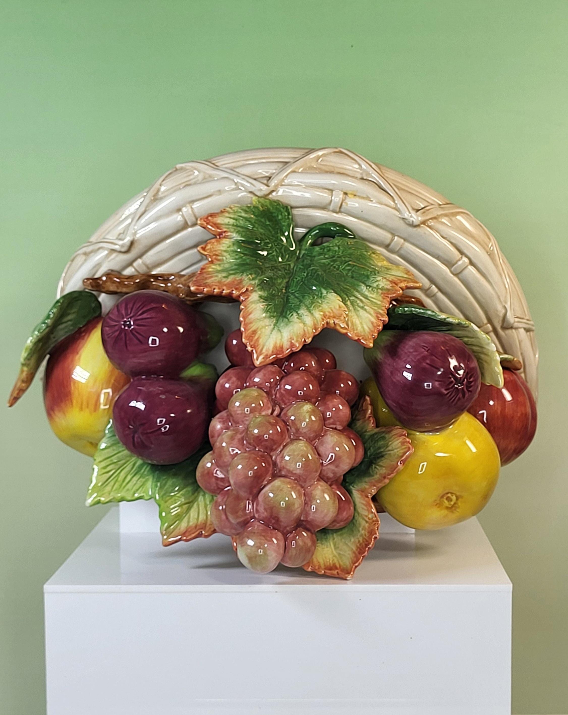 Fitz and Floyd Country Gourmet Fruit Wall Shelf view 2