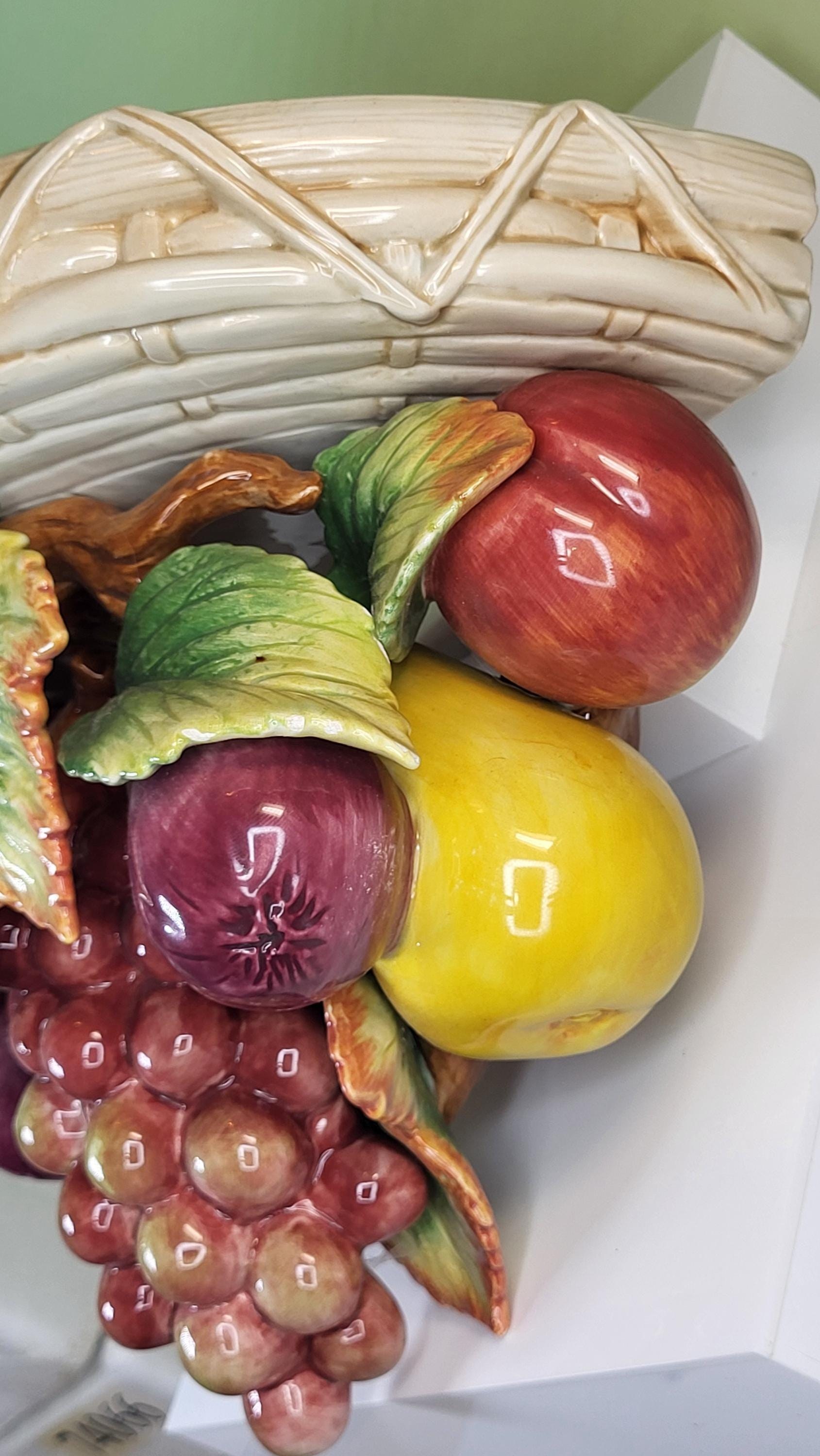 Fitz and Floyd Country Gourmet Fruit Wall Shelf view 5
