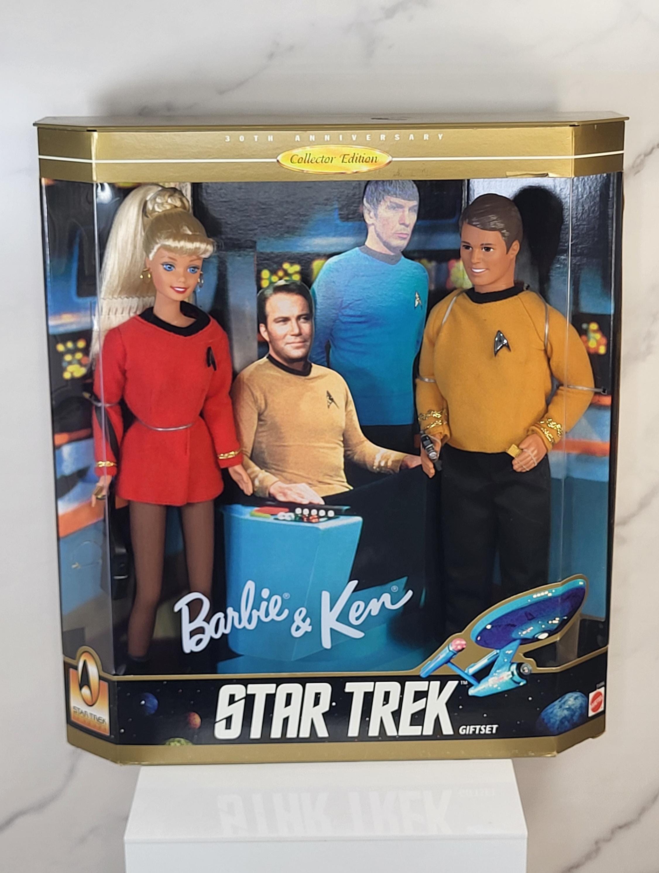 Vintage 1996 Star Trek Barbie & Ken 30th Anniversary Gift Set - NRFB Excellent Condition - All Accessories Factory Secured