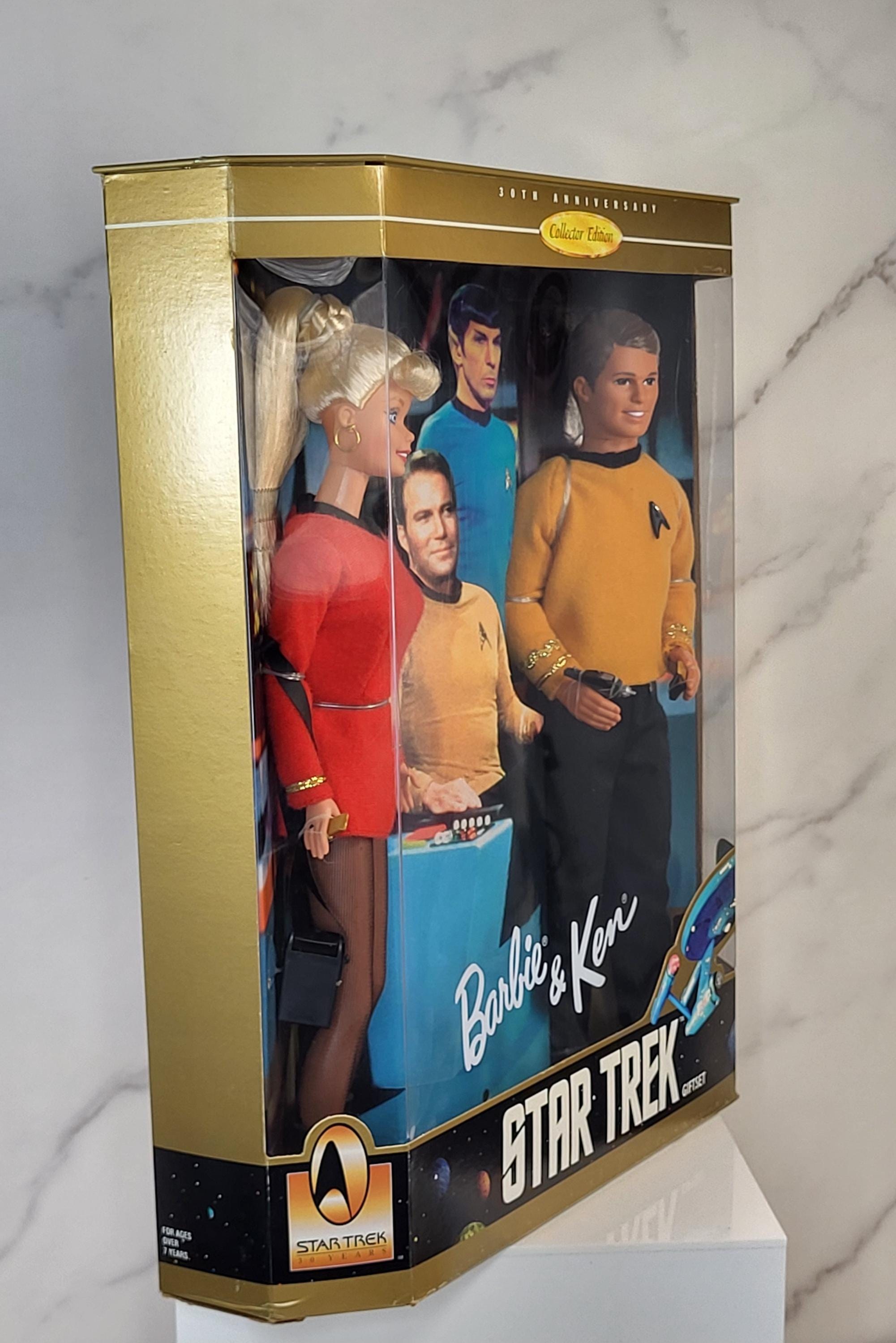 Vintage 1996 Star Trek Barbie & Ken 30th Anniversary Gift Set - NRFB Excellent Condition - All Accessories Factory Secured view 2