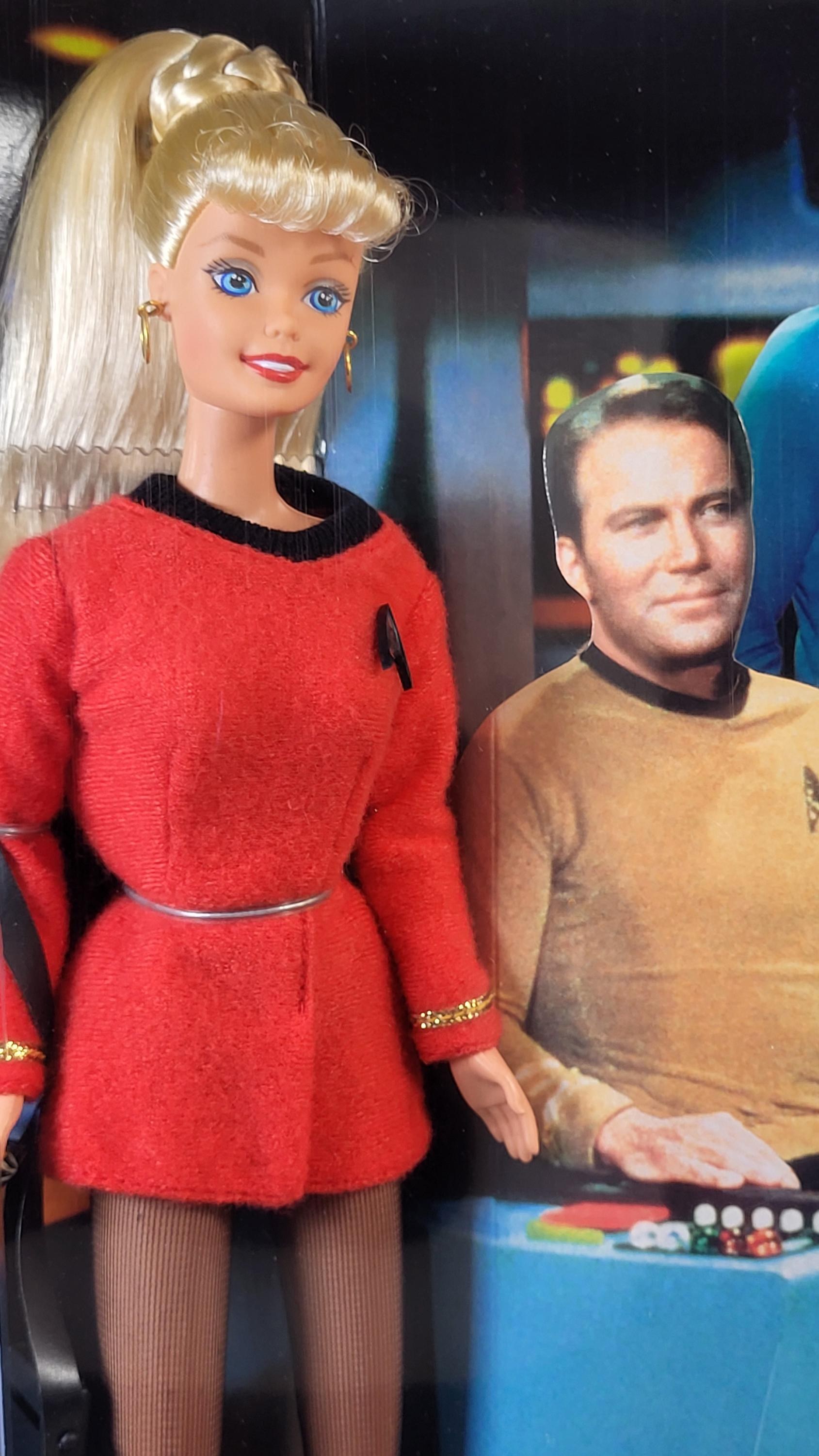 Vintage 1996 Star Trek Barbie & Ken 30th Anniversary Gift Set - NRFB Excellent Condition - All Accessories Factory Secured view 12