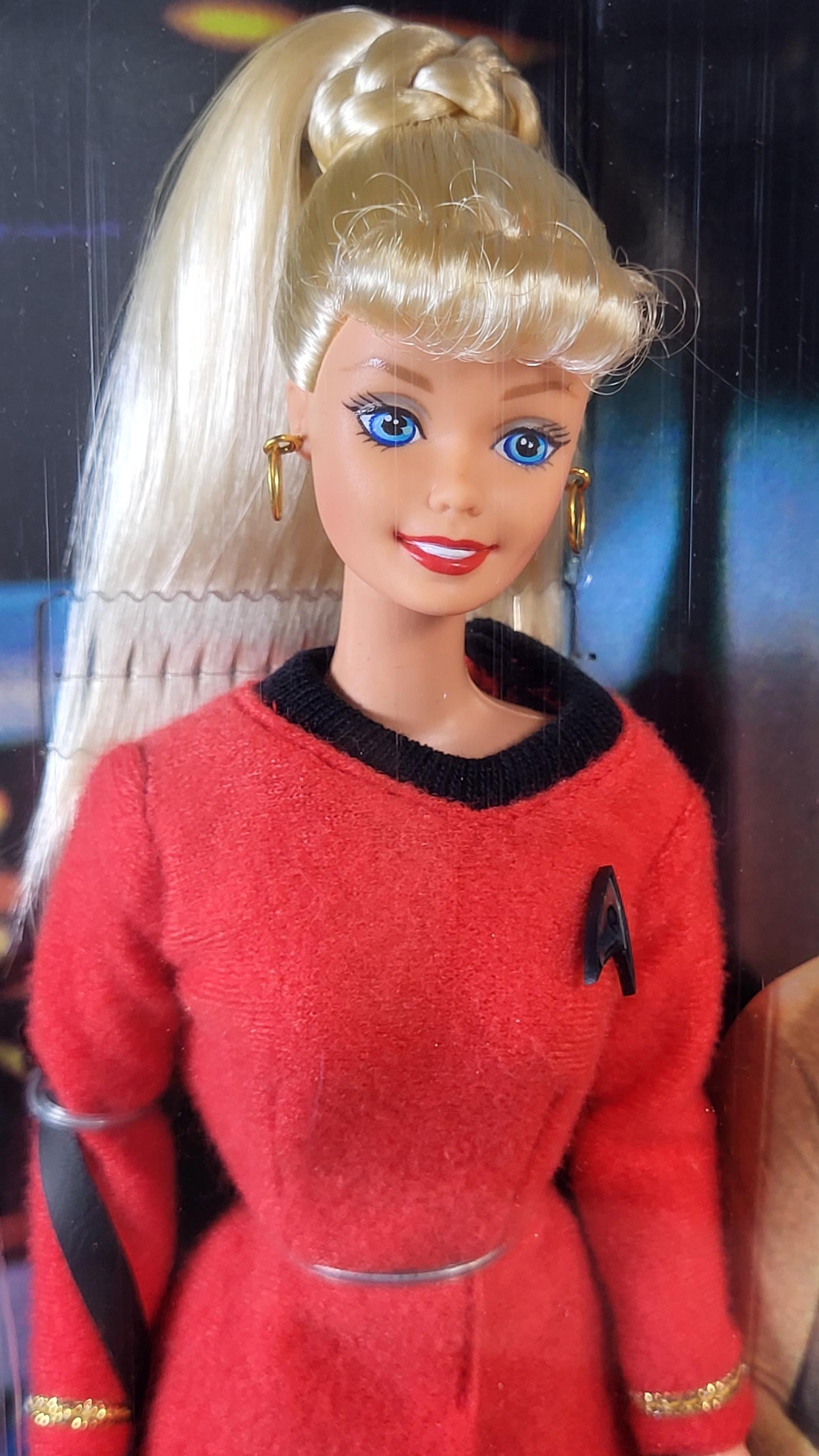Vintage 1996 Star Trek Barbie & Ken 30th Anniversary Gift Set - NRFB Excellent Condition - All Accessories Factory Secured view 7