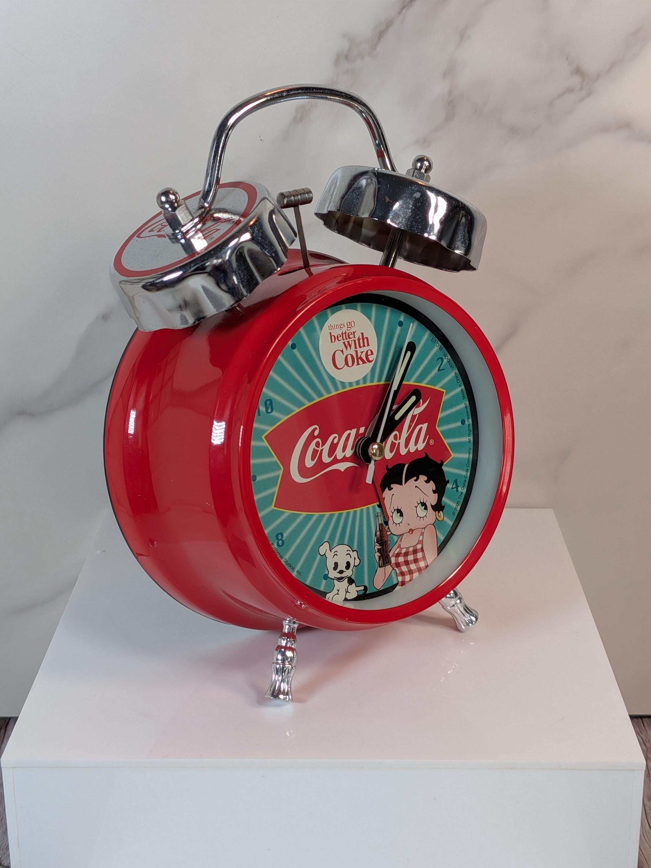 Vintage 2000 Betty Boop & Coca-Cola "Twin Bell" Alarm Clock - Mint in Box view 8